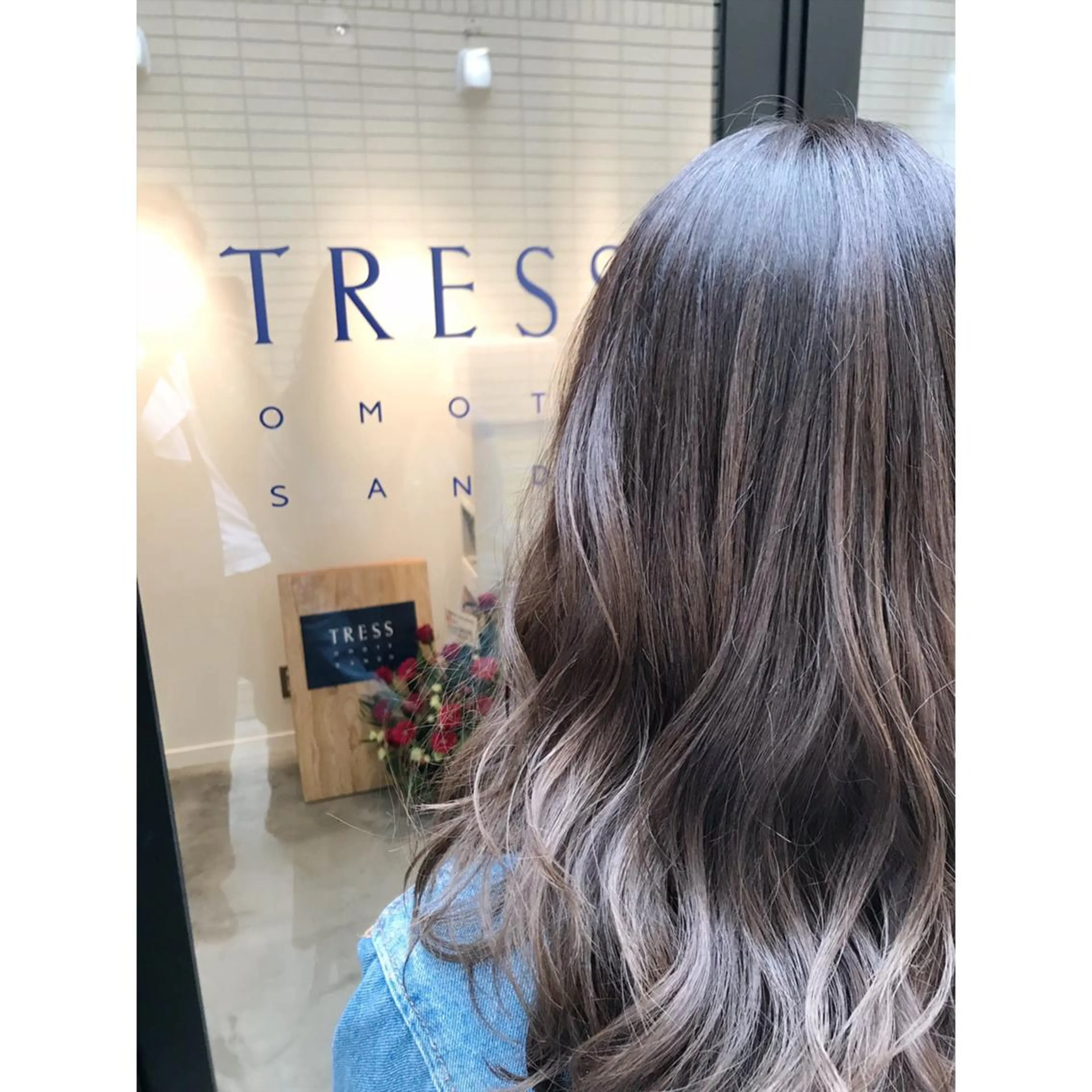 セミロング カラー ラベンダーカラー ラベンダーグレー DUMBO所属・【完全マンツー 恵比寿】佐藤 翔のヘアスタイル