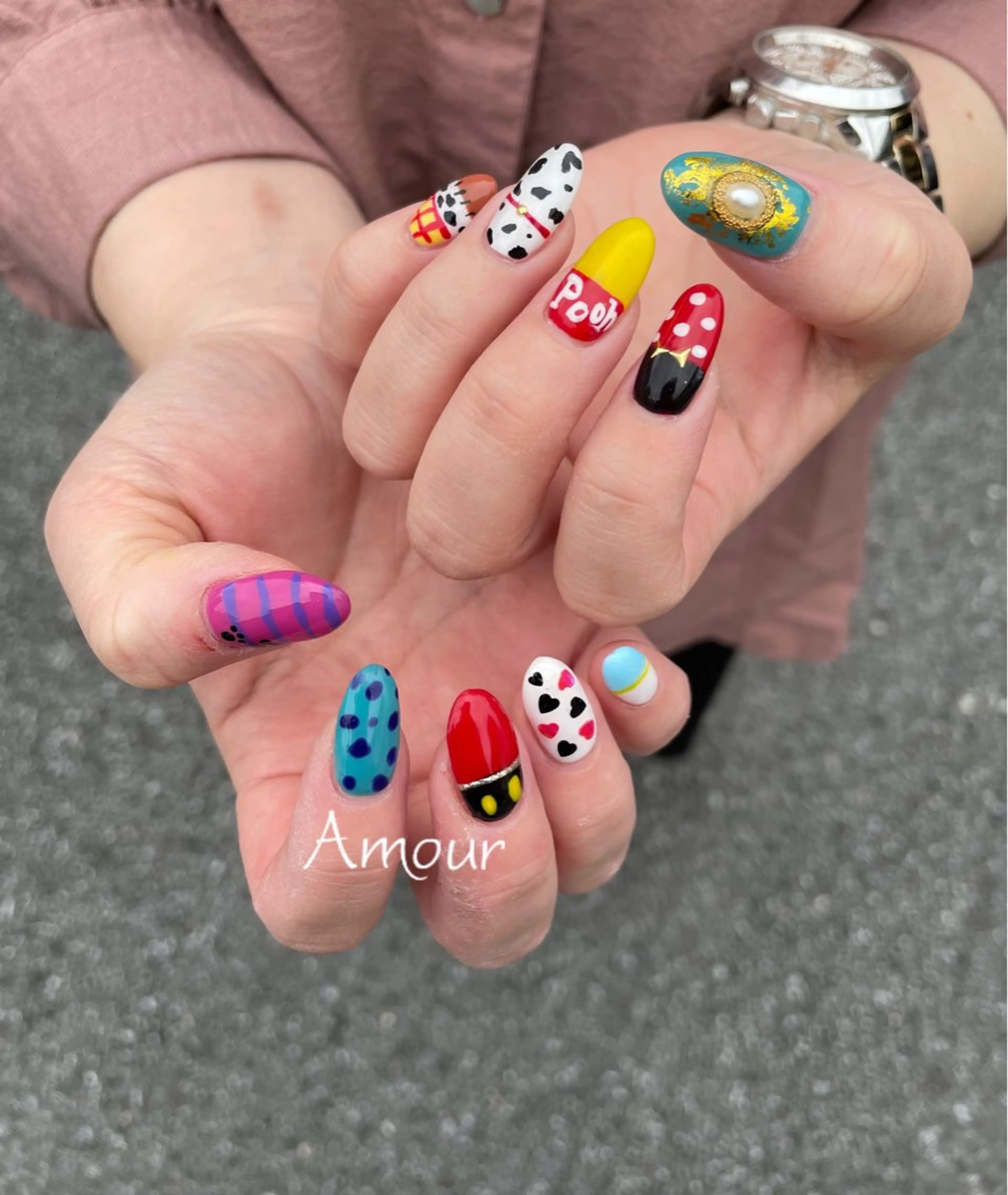 ネイル 持ち込み Nail Salon Amourのネイルデザイン