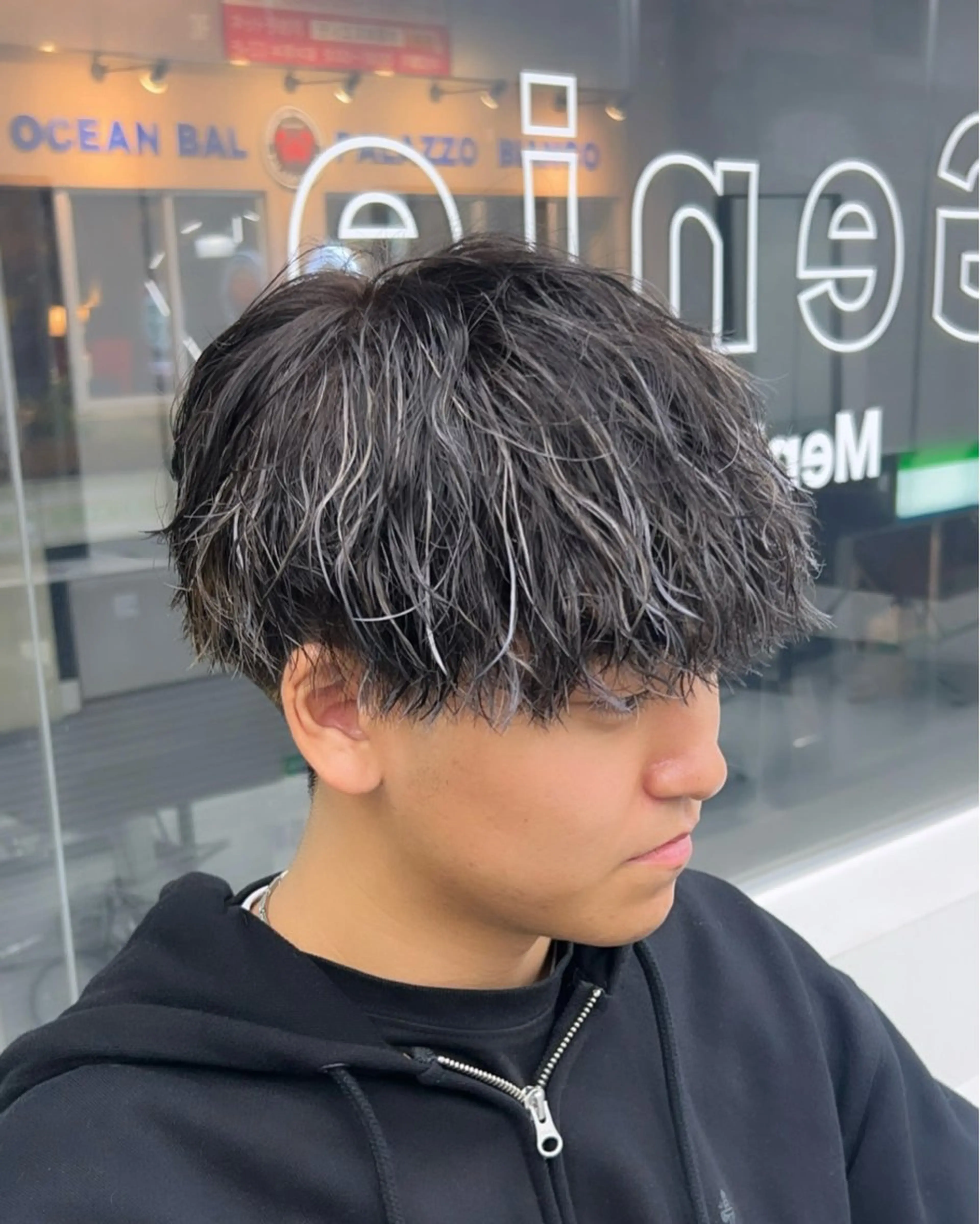 パーマ メンズ カット ヘアカラー パーマ トリートメント ヘアセット シャドウパーマ/ メンズ/KENTAのヘアスタイル