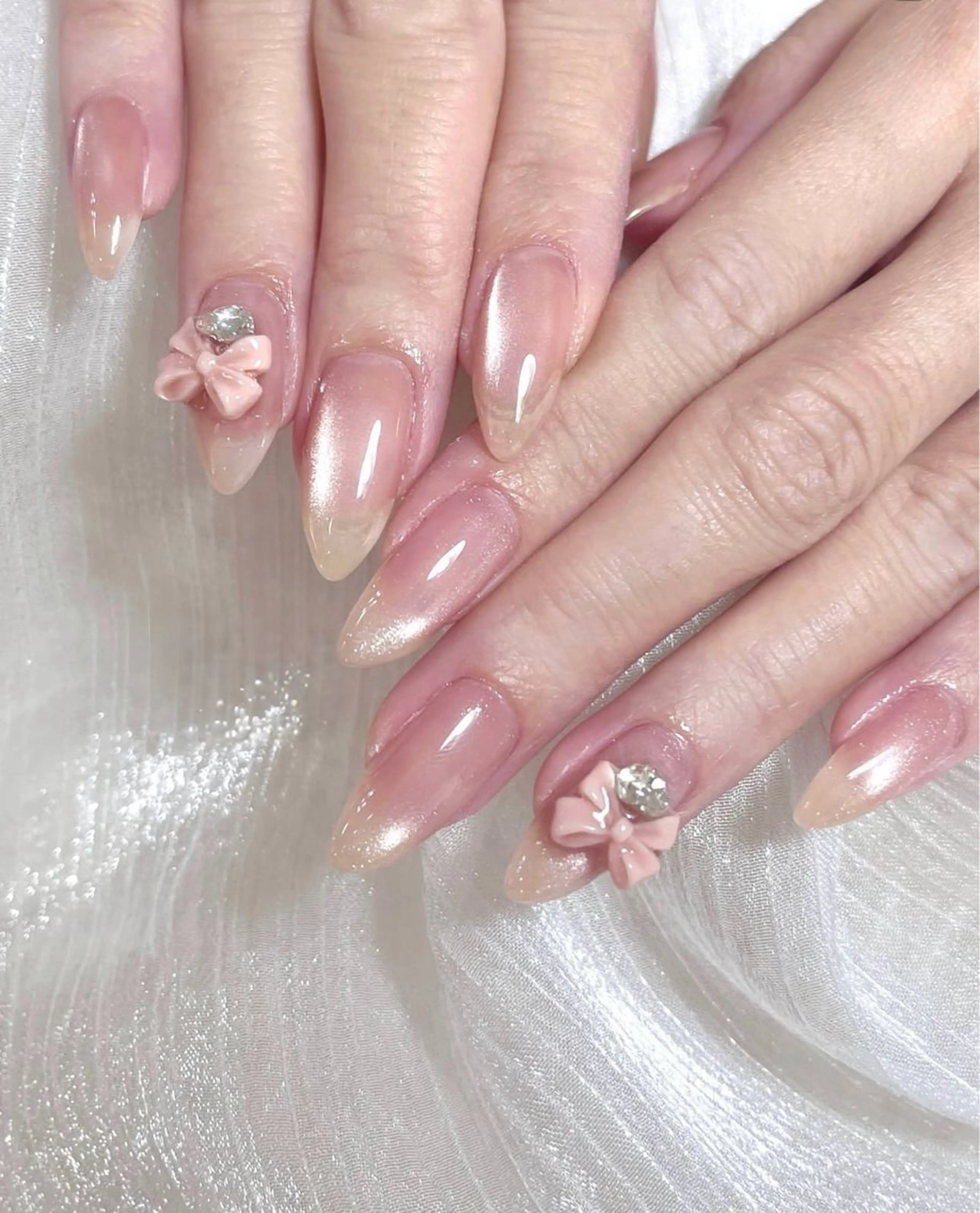 ネイル ブラウン フットネイル フレンチネイル ハロウィン マグネットネイル ハンドネイル ハンドケア yurinail所属・yuri nail 高田馬場のネイルデザイン