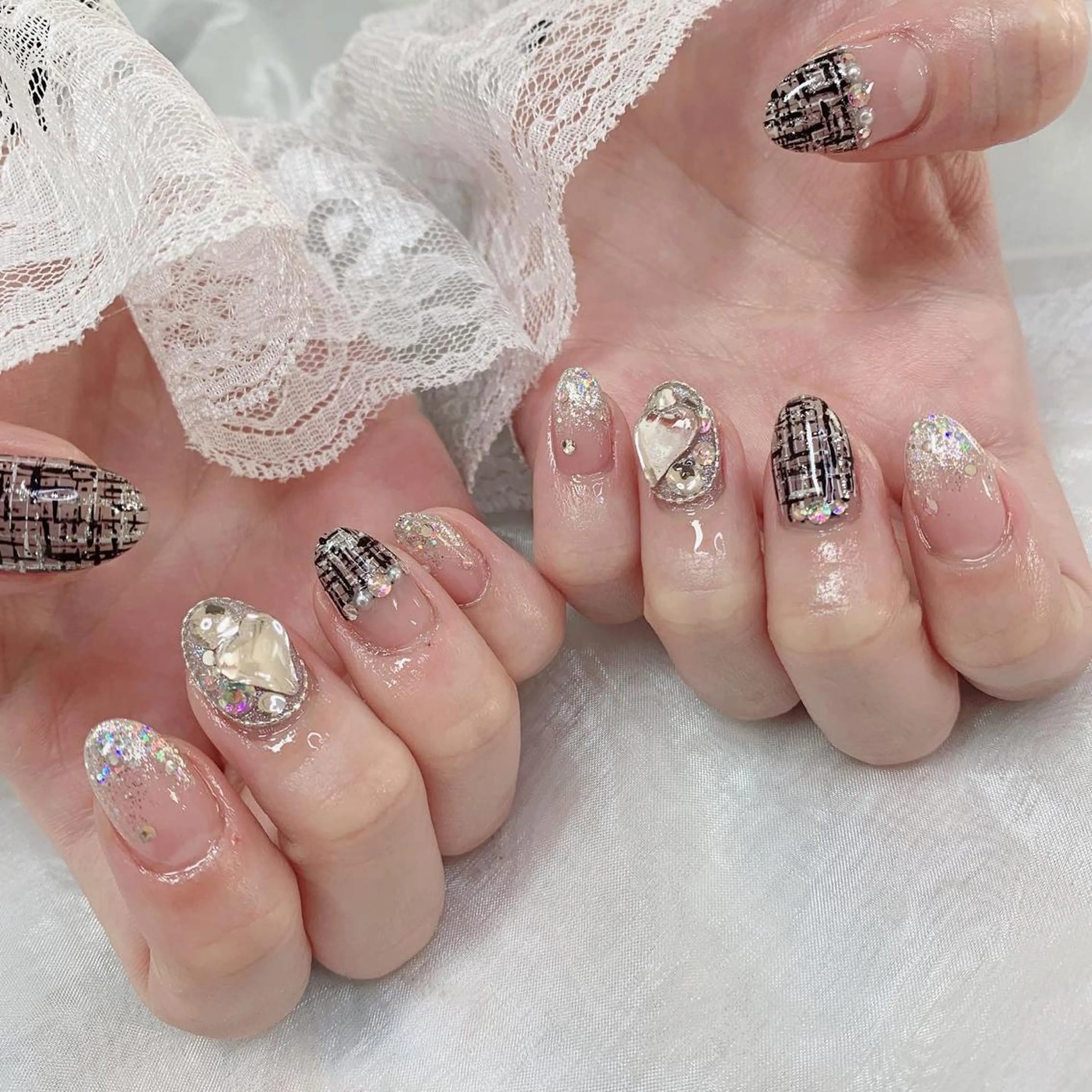 ネイル ハンドネイル La neige* yuki 🥯🍑のネイルデザイン