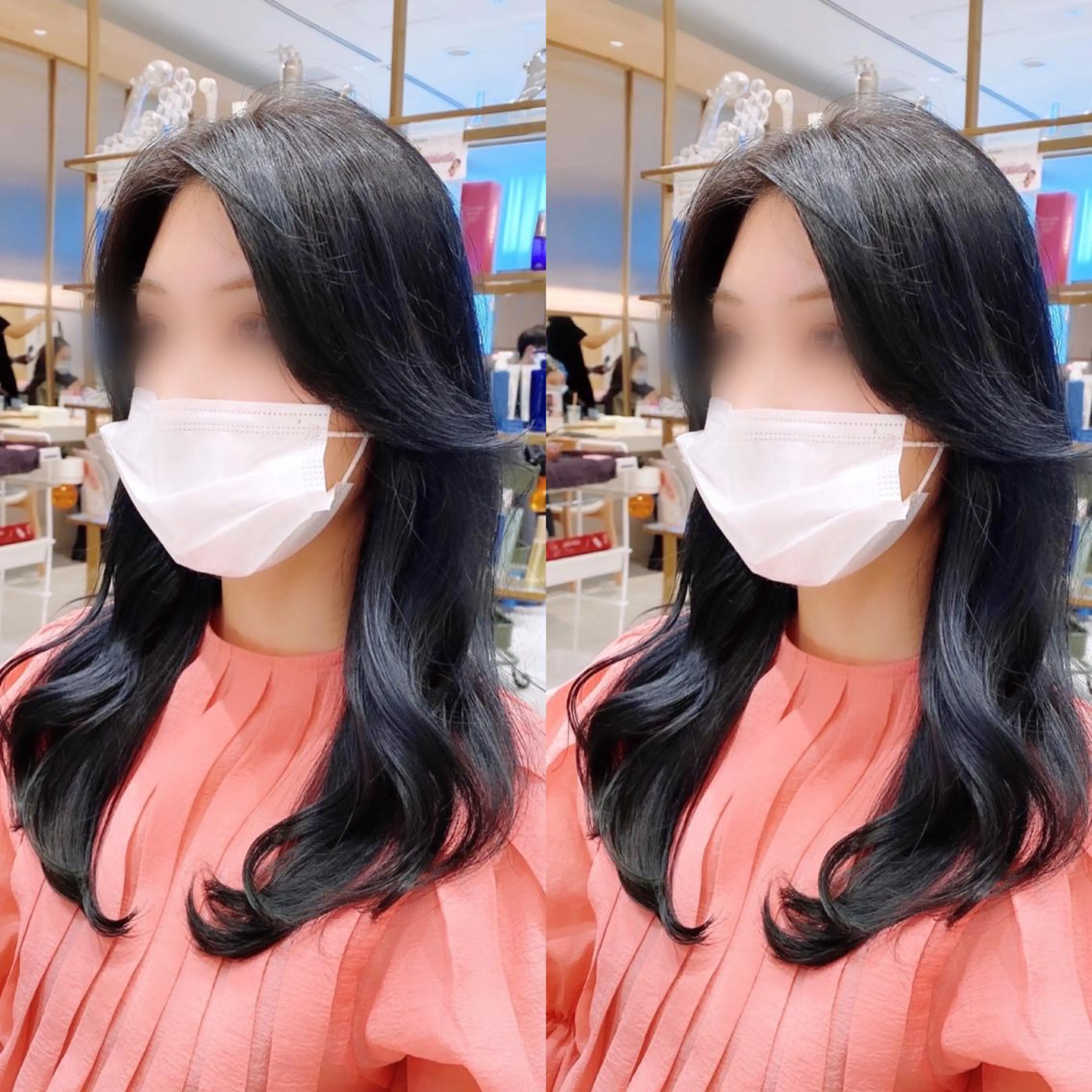 セミロング カット ヘアカラー トリートメント 韓国くびれレイヤー 🇰🇷はづきのヘアスタイル