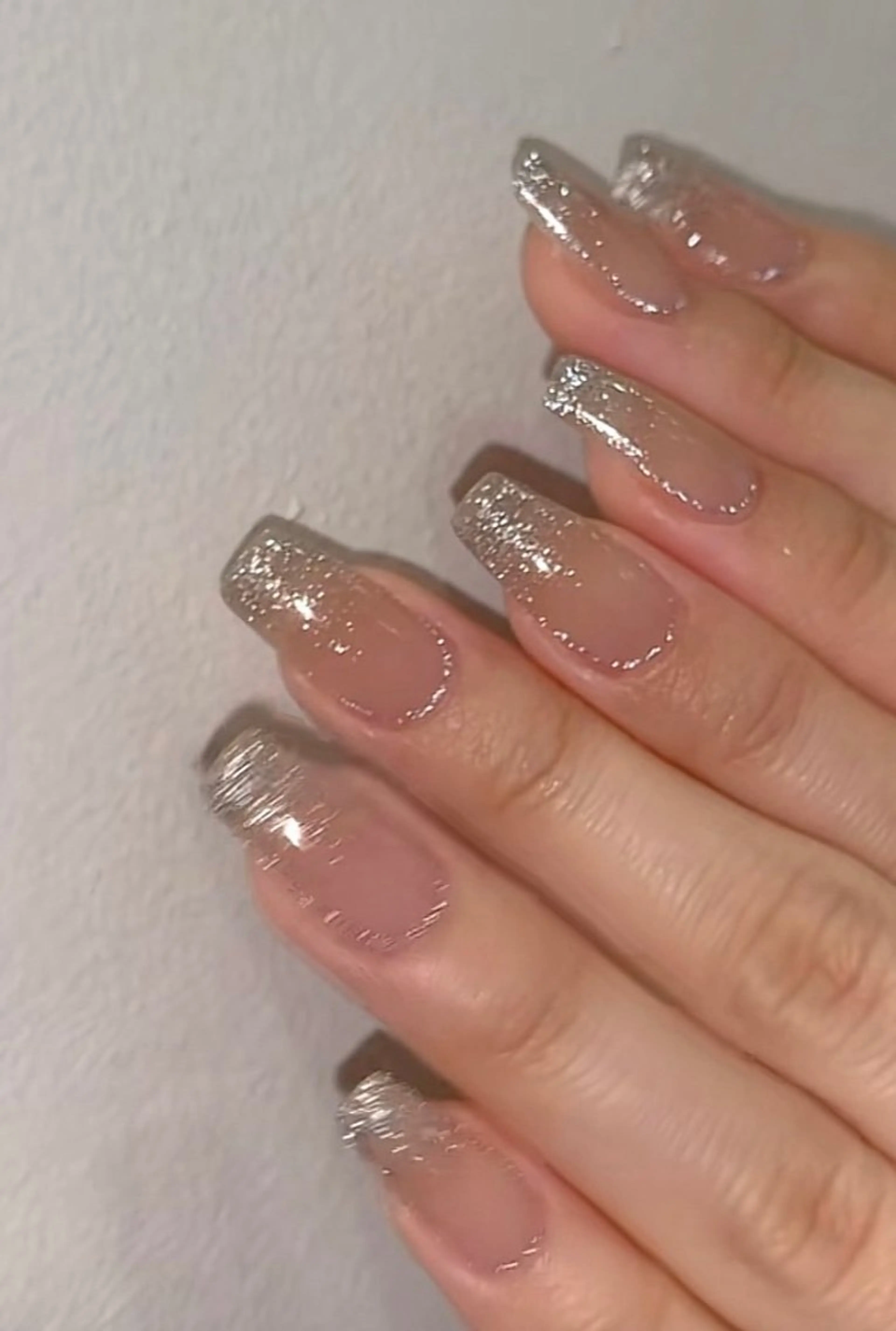 ネイル ジェルネイル ハート 韓国ネイル ニュアンスネイル パラジェル Niko nailサロンのネイルデザイン