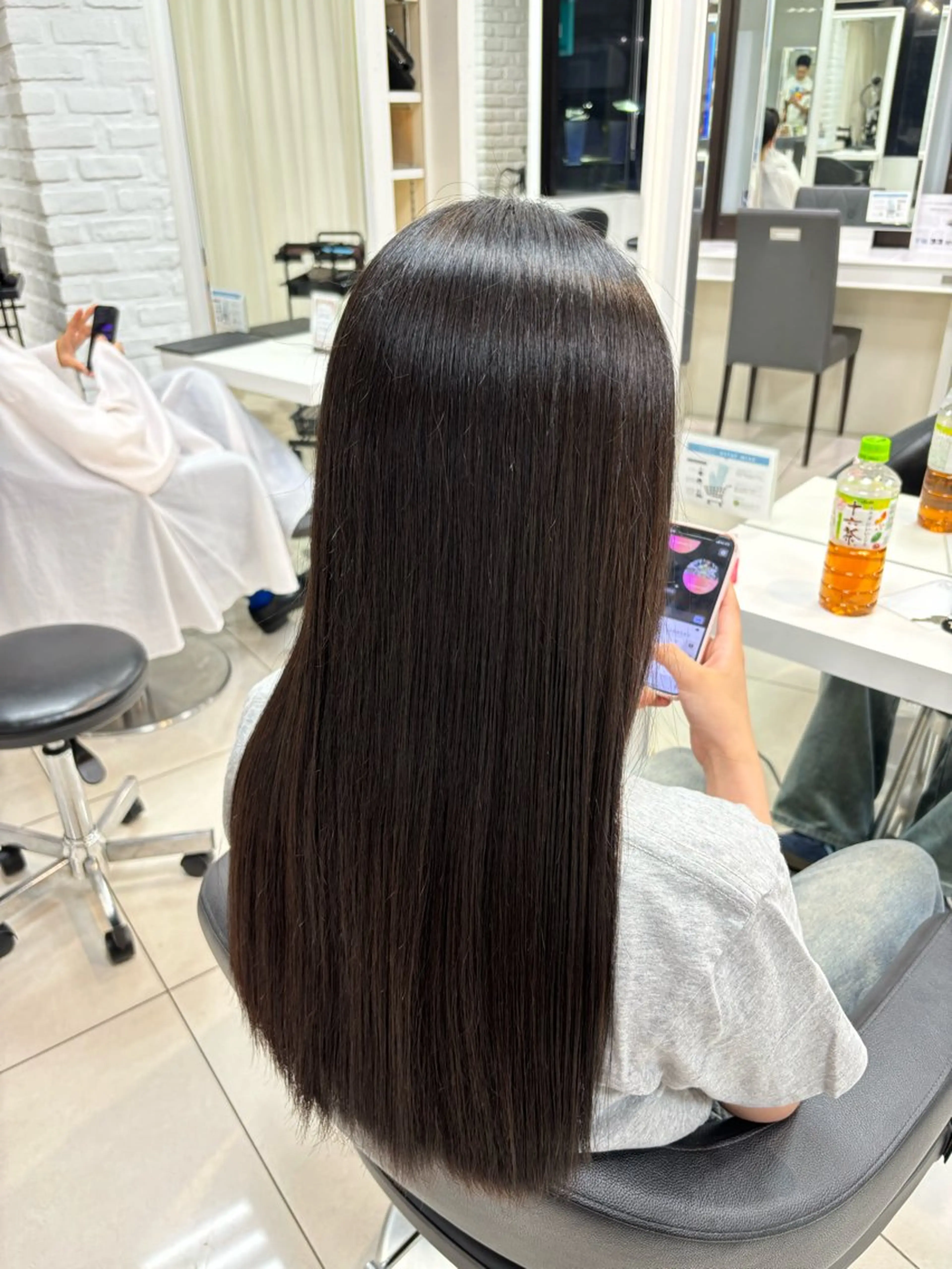 ロング パーマ メンズ縮毛矯正 💎Reoのヘアスタイル