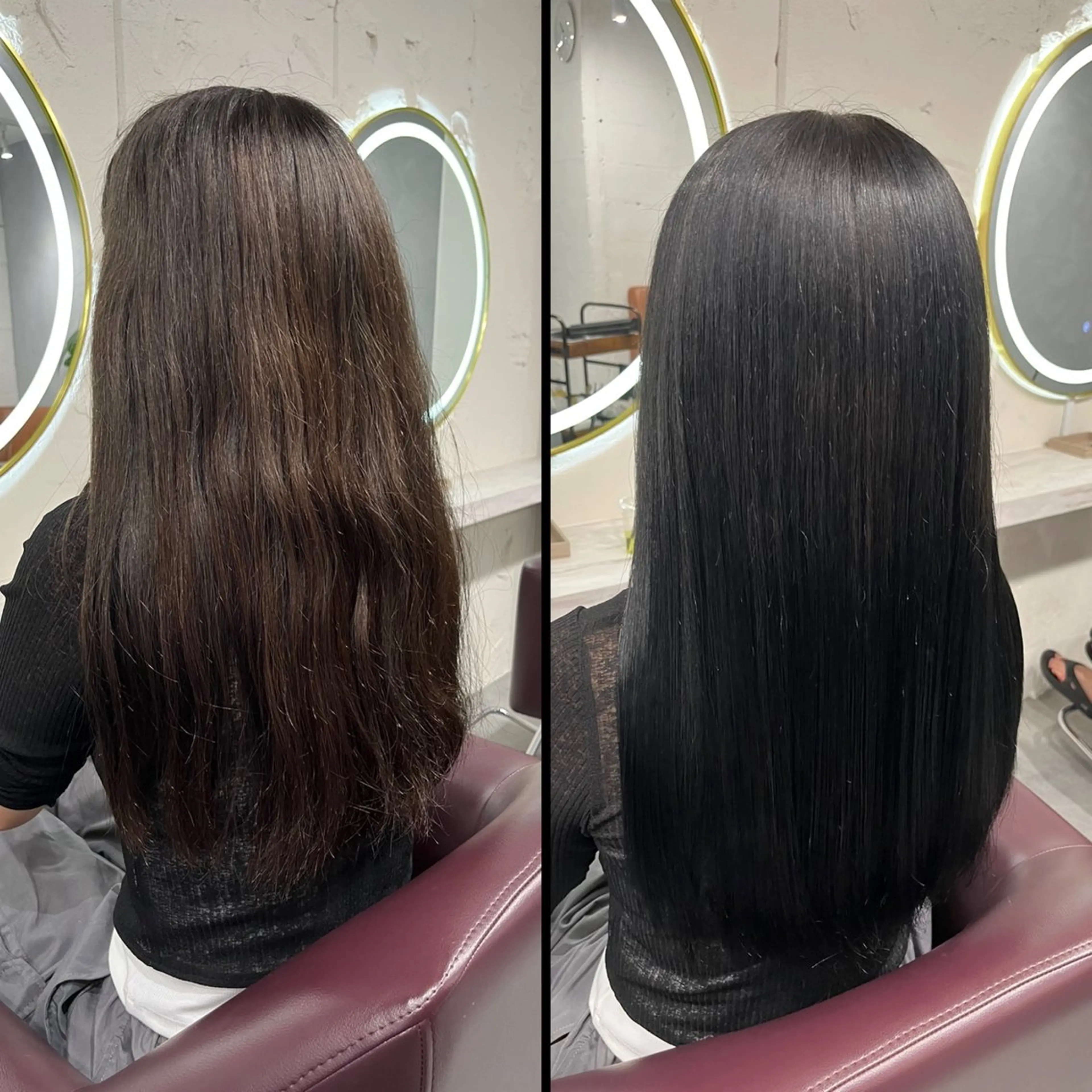 ロング カラー ヘアカラー トリートメント 髪質改善･縮毛矯正 特化･ユウシンのヘアスタイル