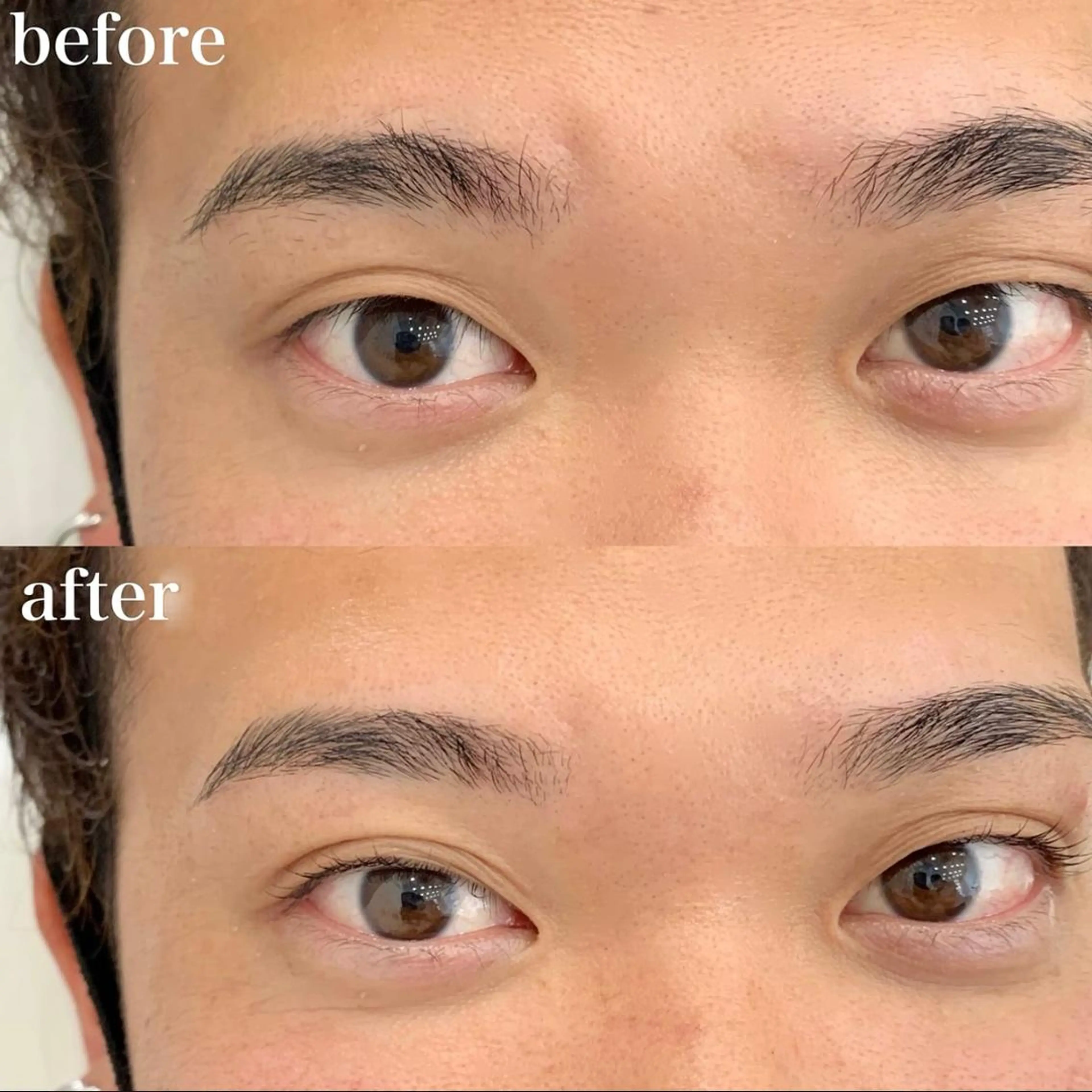 メンズ アイブロウ メンズアイブロウ ワックス脱毛 眉カット その他(アイブロウ) WHITE EYE 🤍Mayukaのマツエク・マツパデザイン