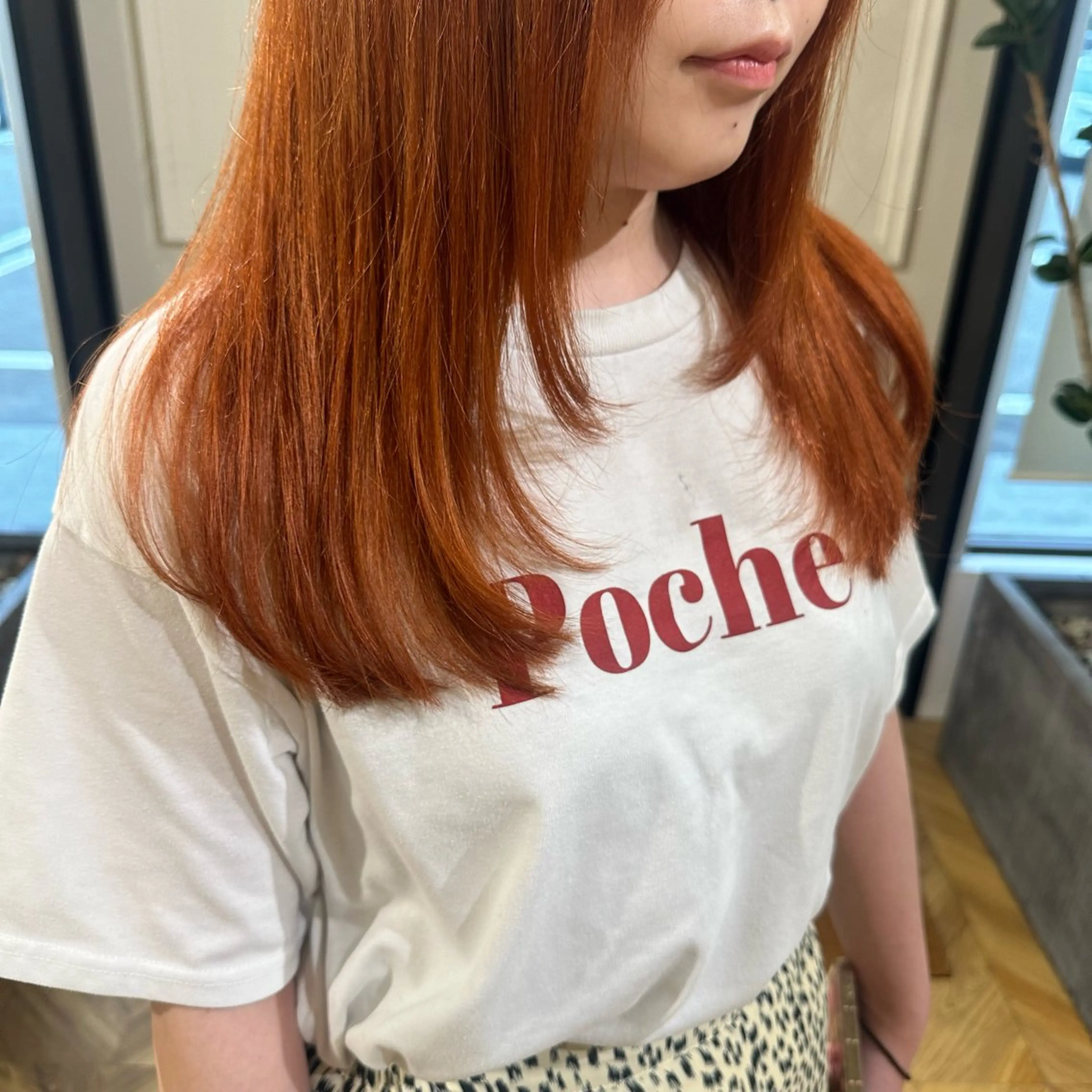 ロング カラー オレンジ 【yate'】 Noanのヘアスタイル