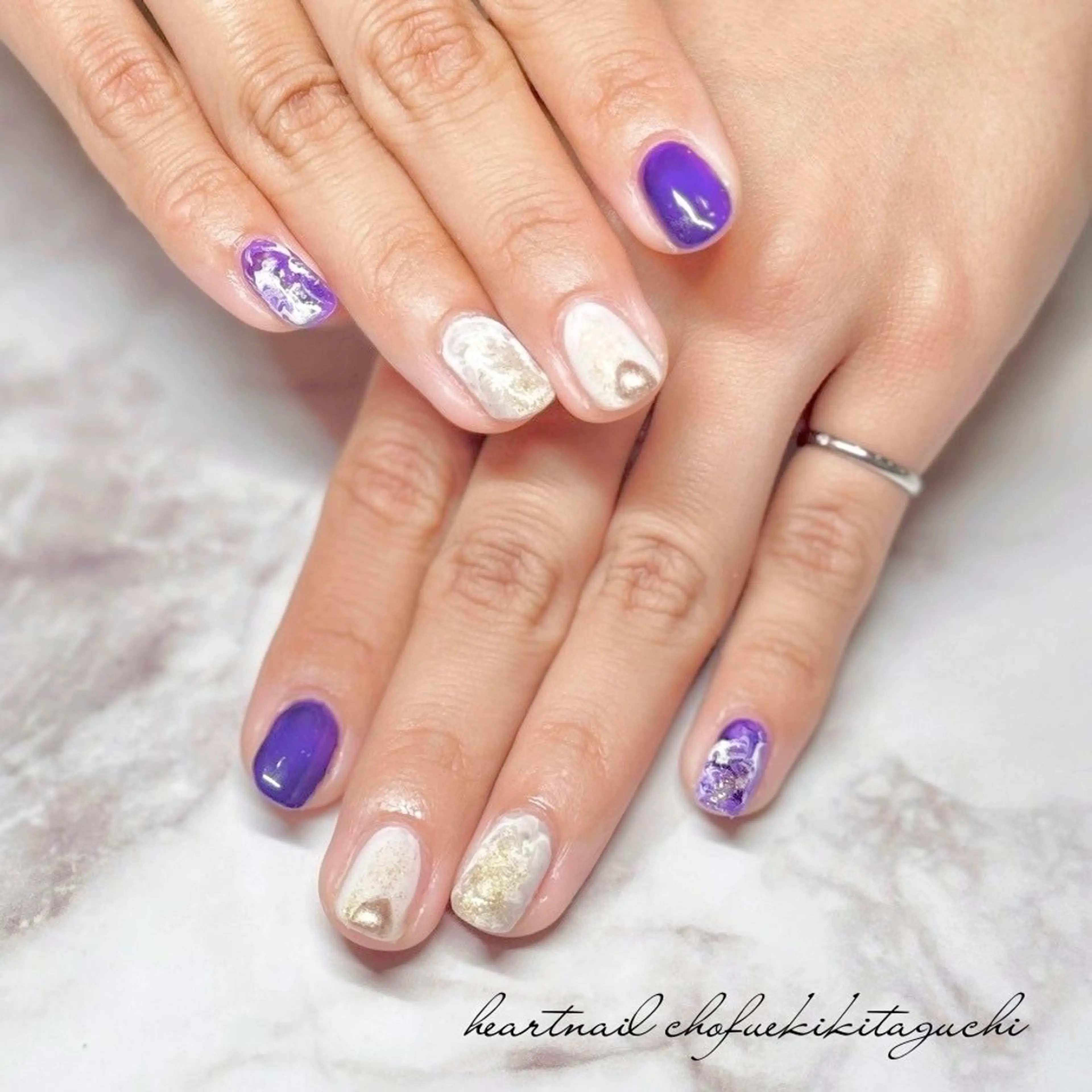 ネイル フットネイル 💎Heart Nail💎のネイルデザイン