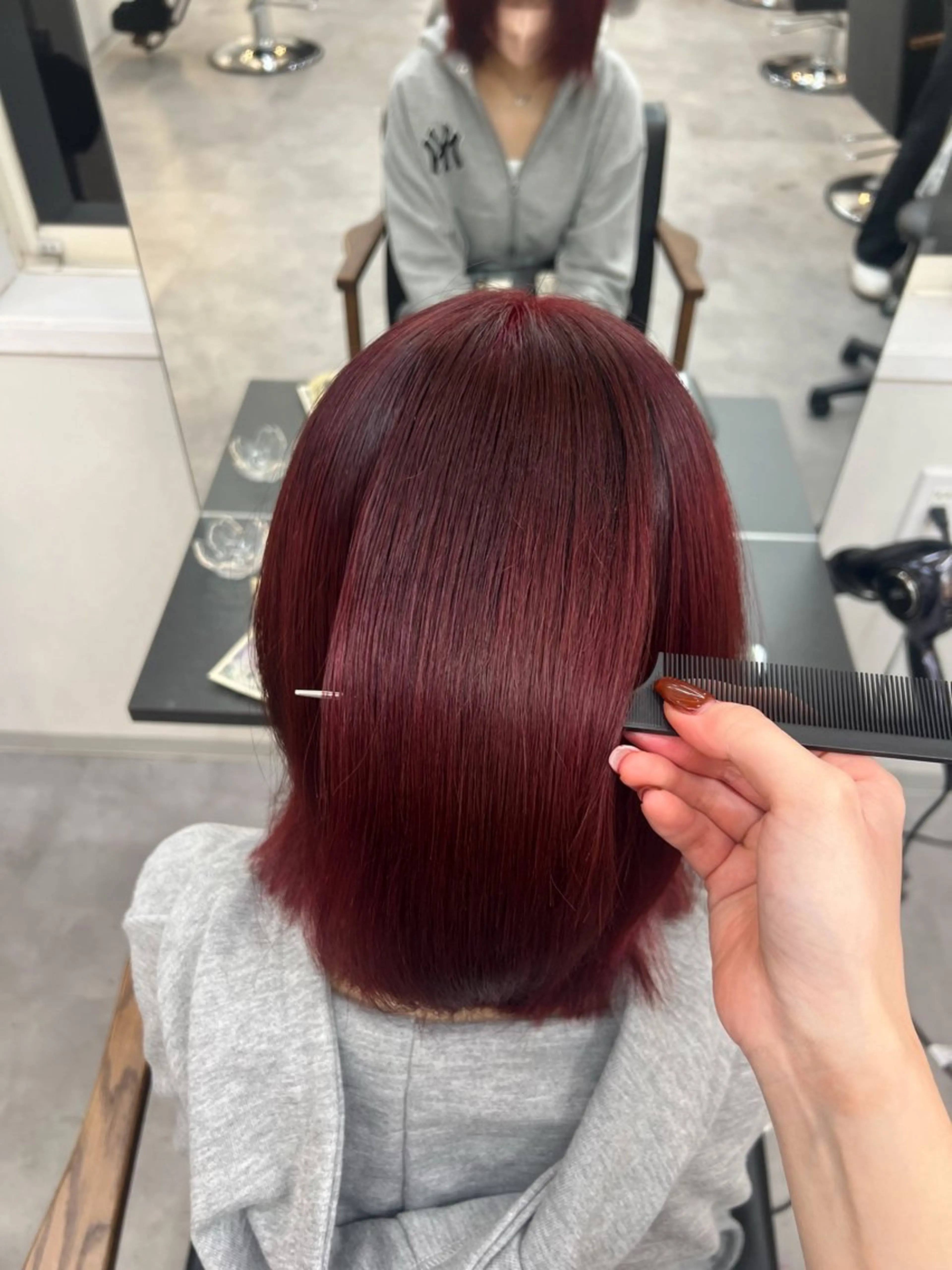ミディアム RIENS Xrea nanamiのヘアスタイル