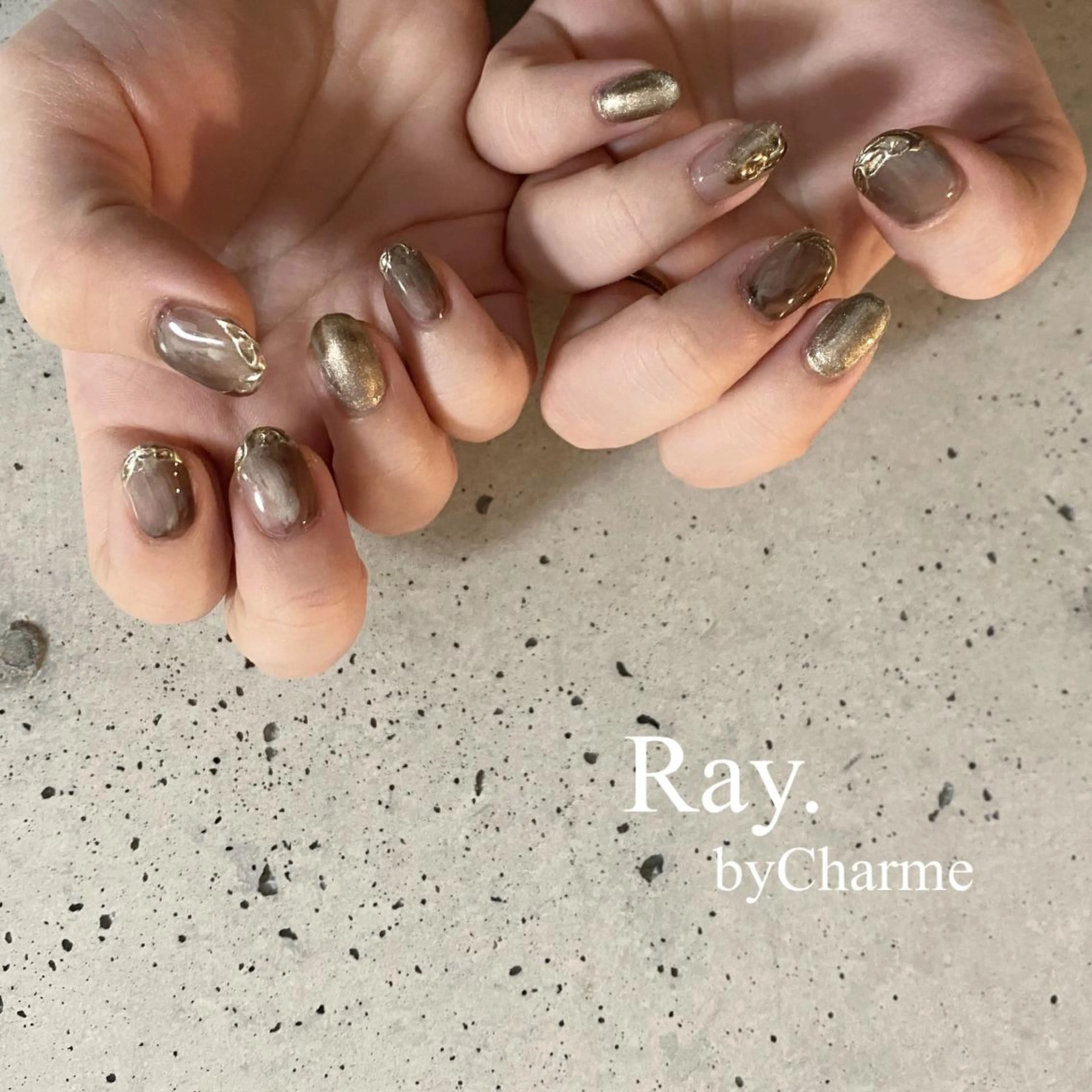 ネイル Ray. /綺麗目ニュアンスのネイルデザイン