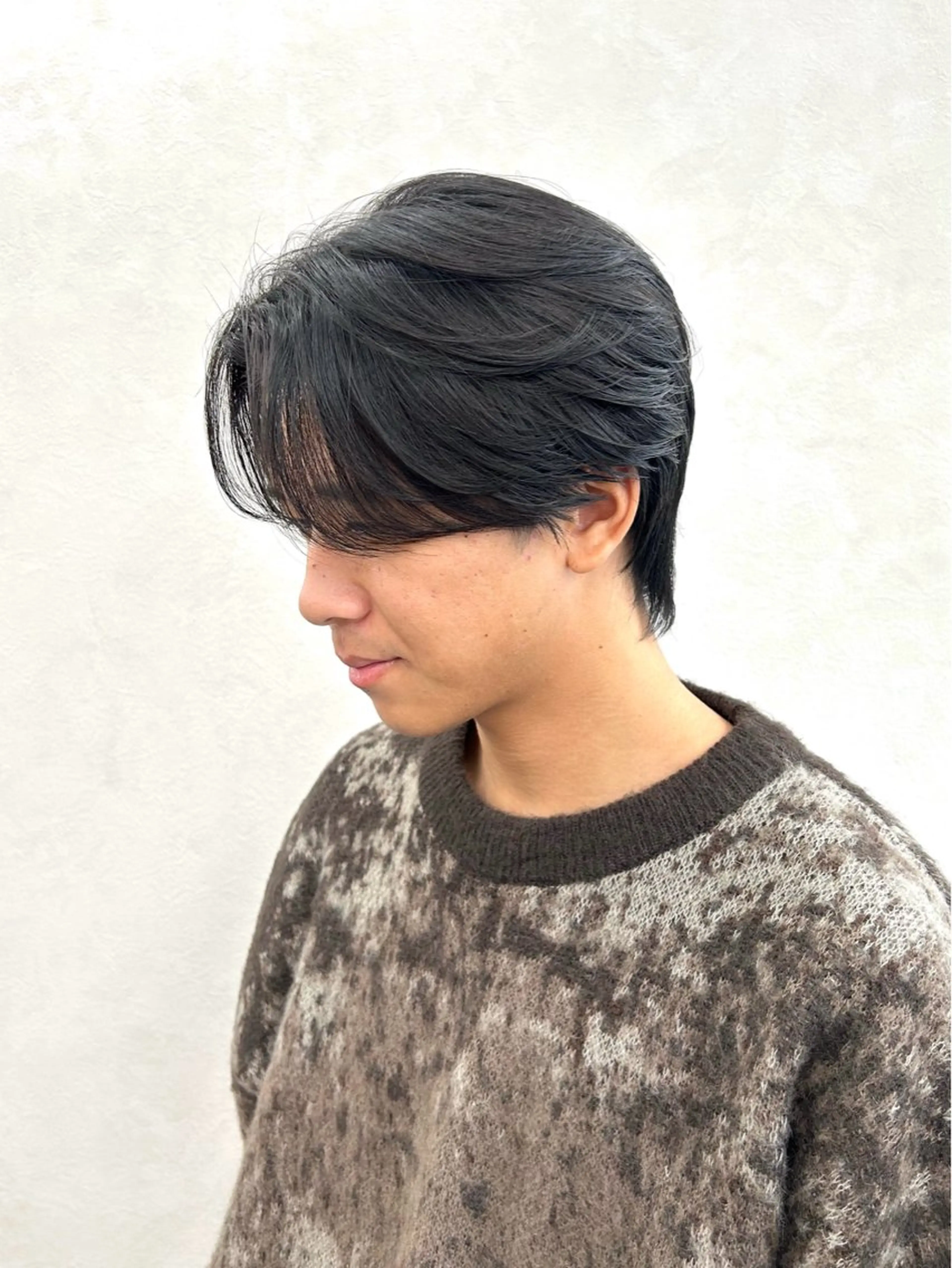 ミディアム メンズ カット トリートメント ヘッドスパ ヘアセット 🌷横浜/レイヤー /髪質改善カラー🌷のヘアスタイル