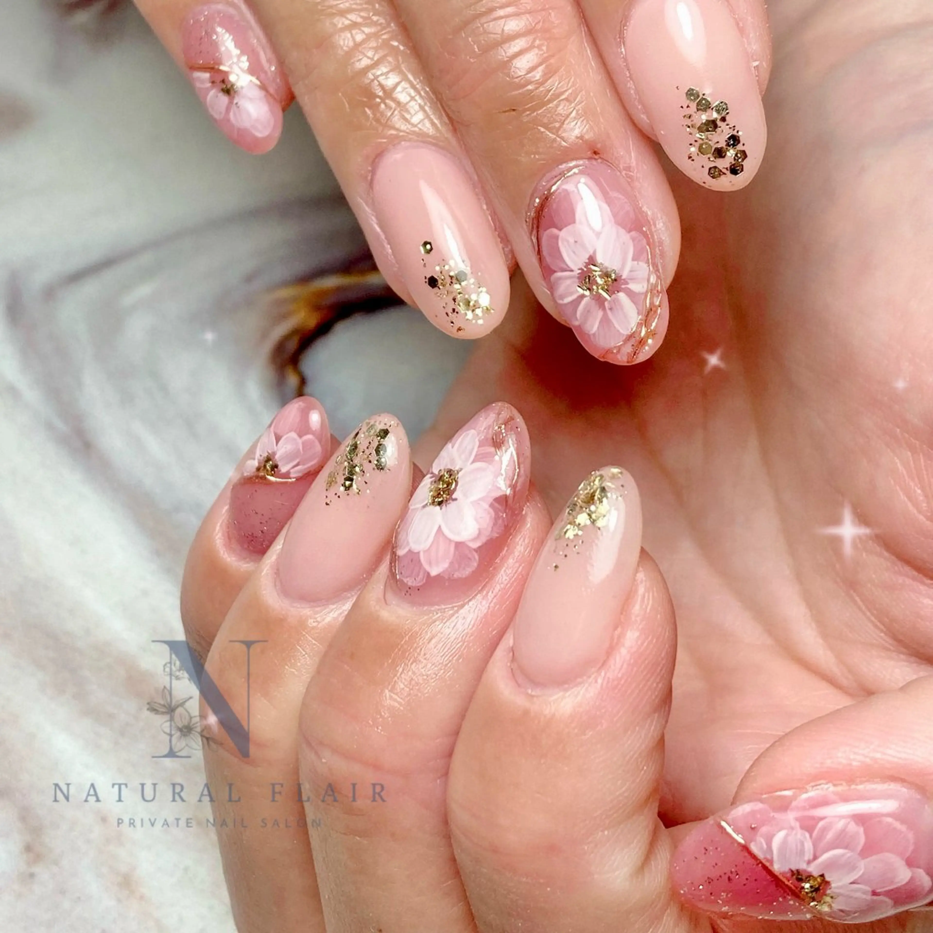 ネイル ハンドネイル natural flairのネイルデザイン