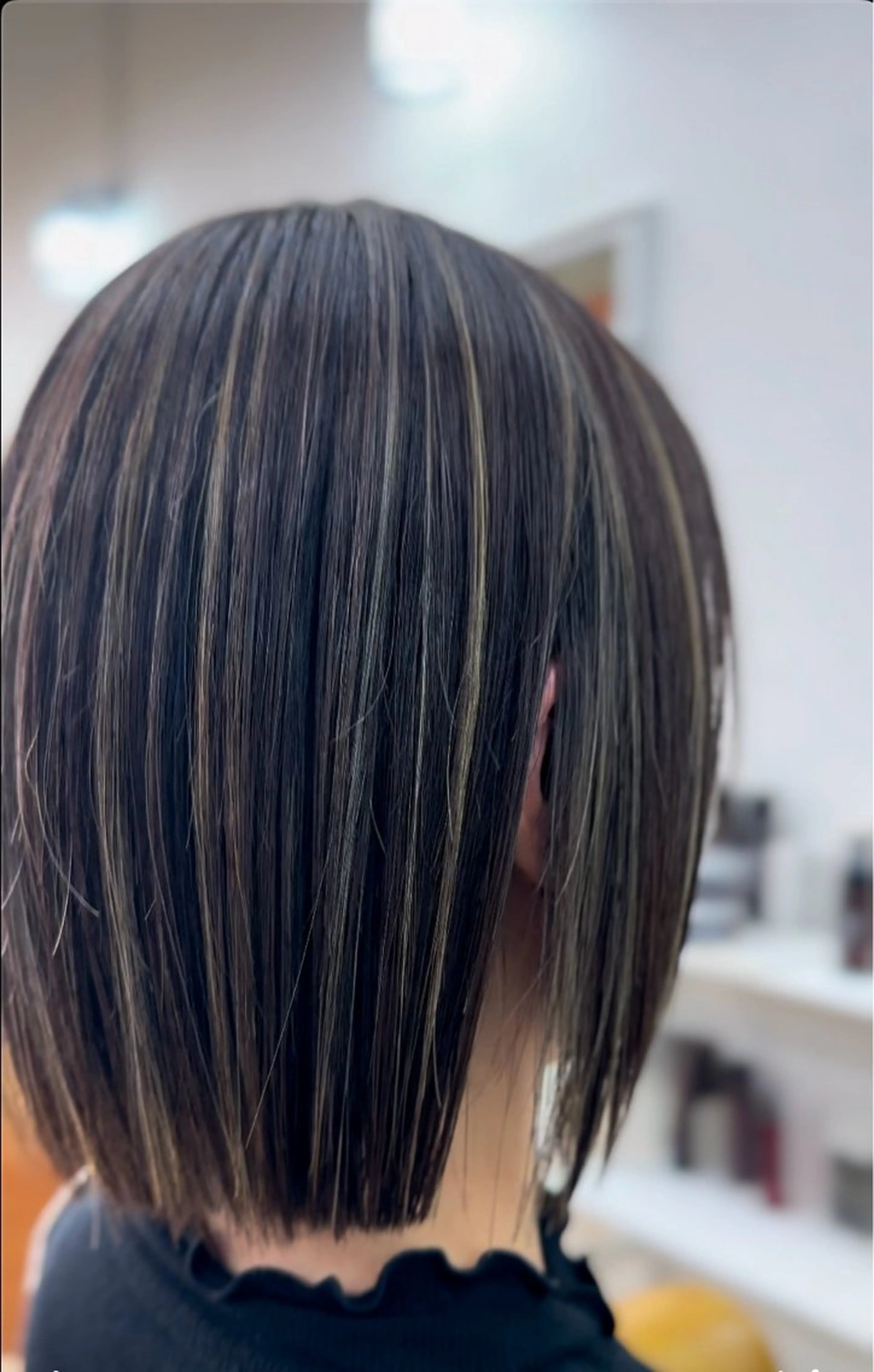 ショート ボブ ハイライト graspedia 【グラス・ペディア】所属・ササキ アユミのヘアスタイル