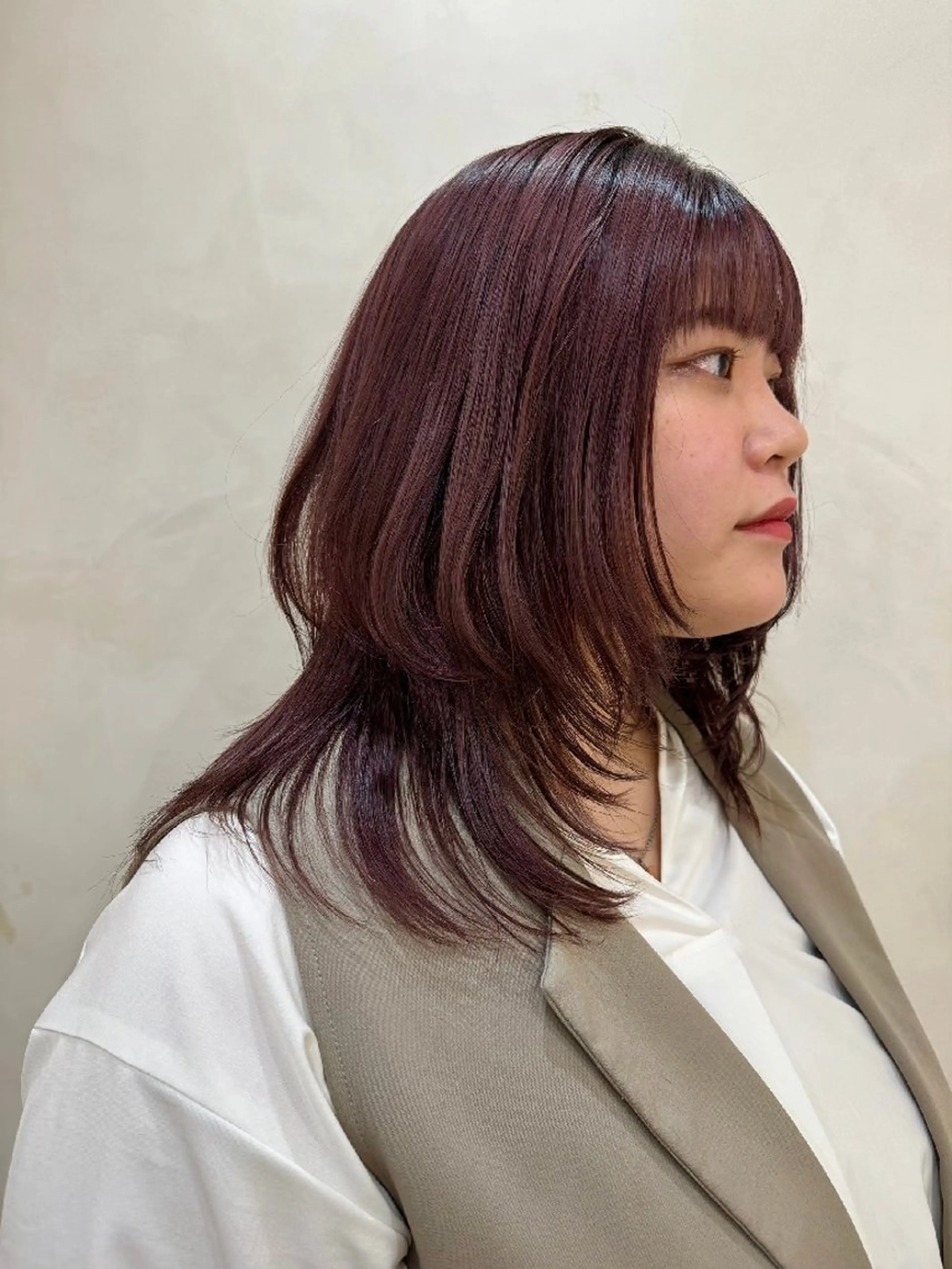 ミディアム LUVISM名駅店所属・【無料】カットモデル 募集名駅ioriのヘアスタイル