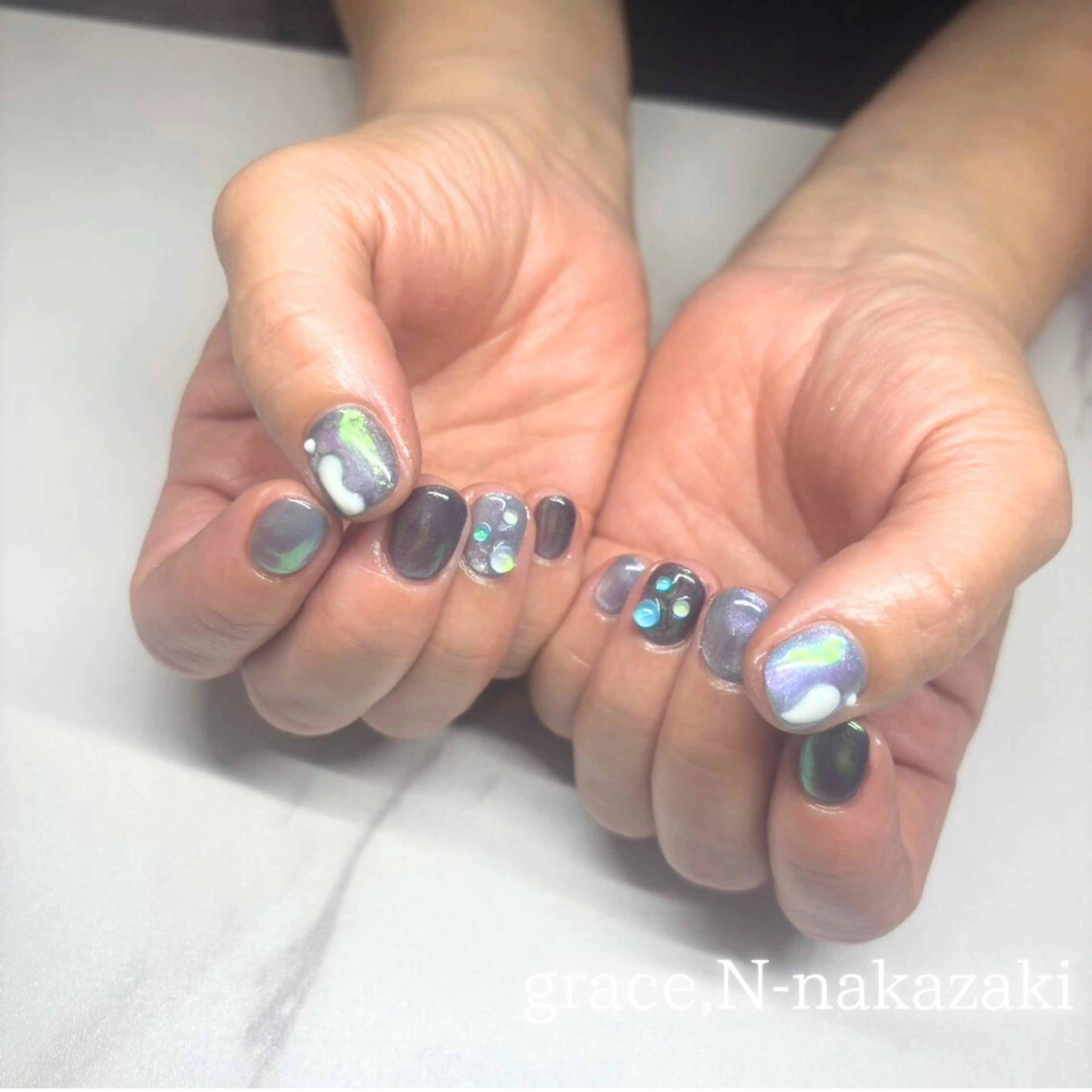 ネイル 持ち込み grace .N-nakazaki所属・grace,N raikaのネイルデザイン