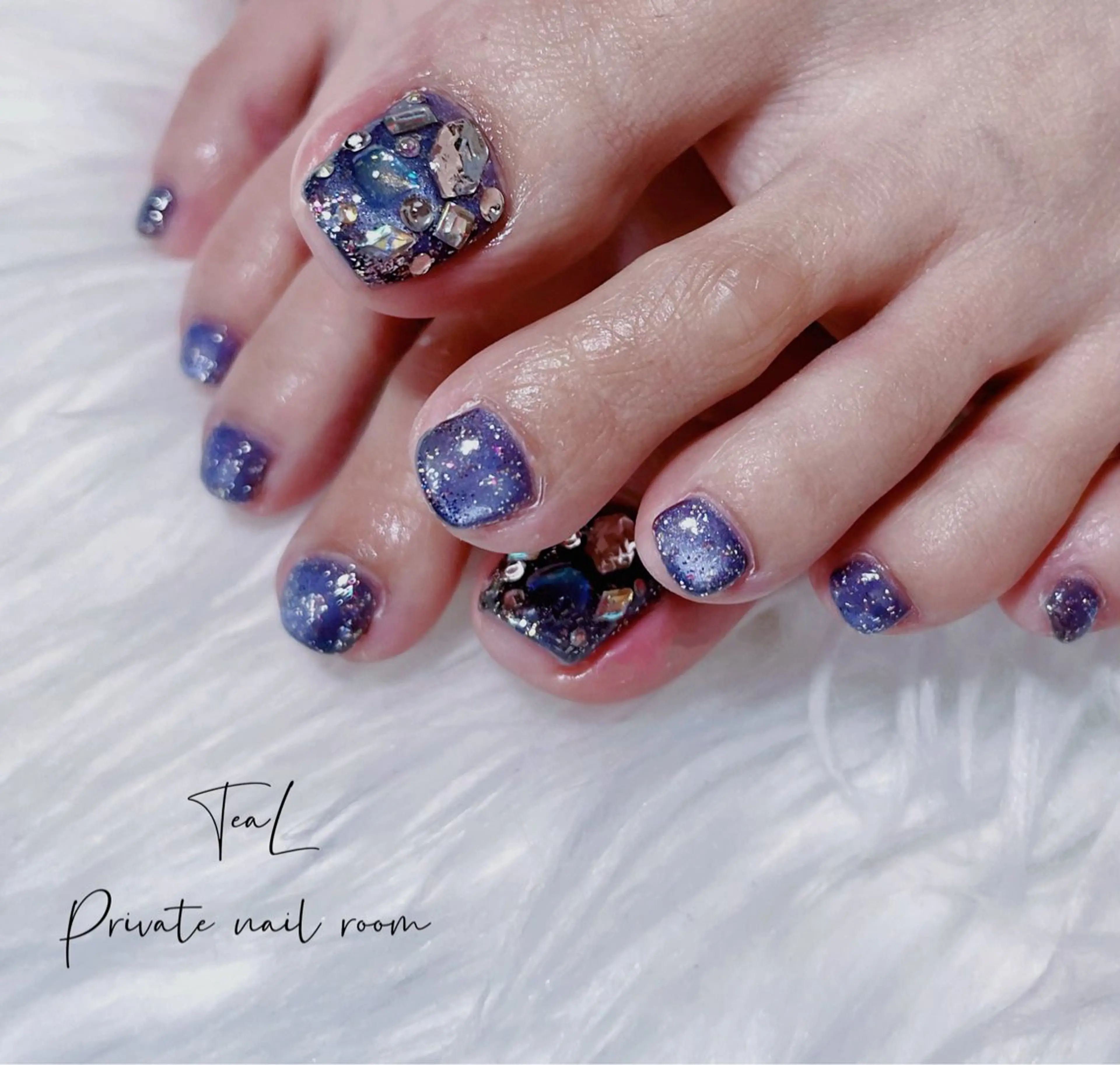 ネイル フットネイル TeaL nailのネイルデザイン