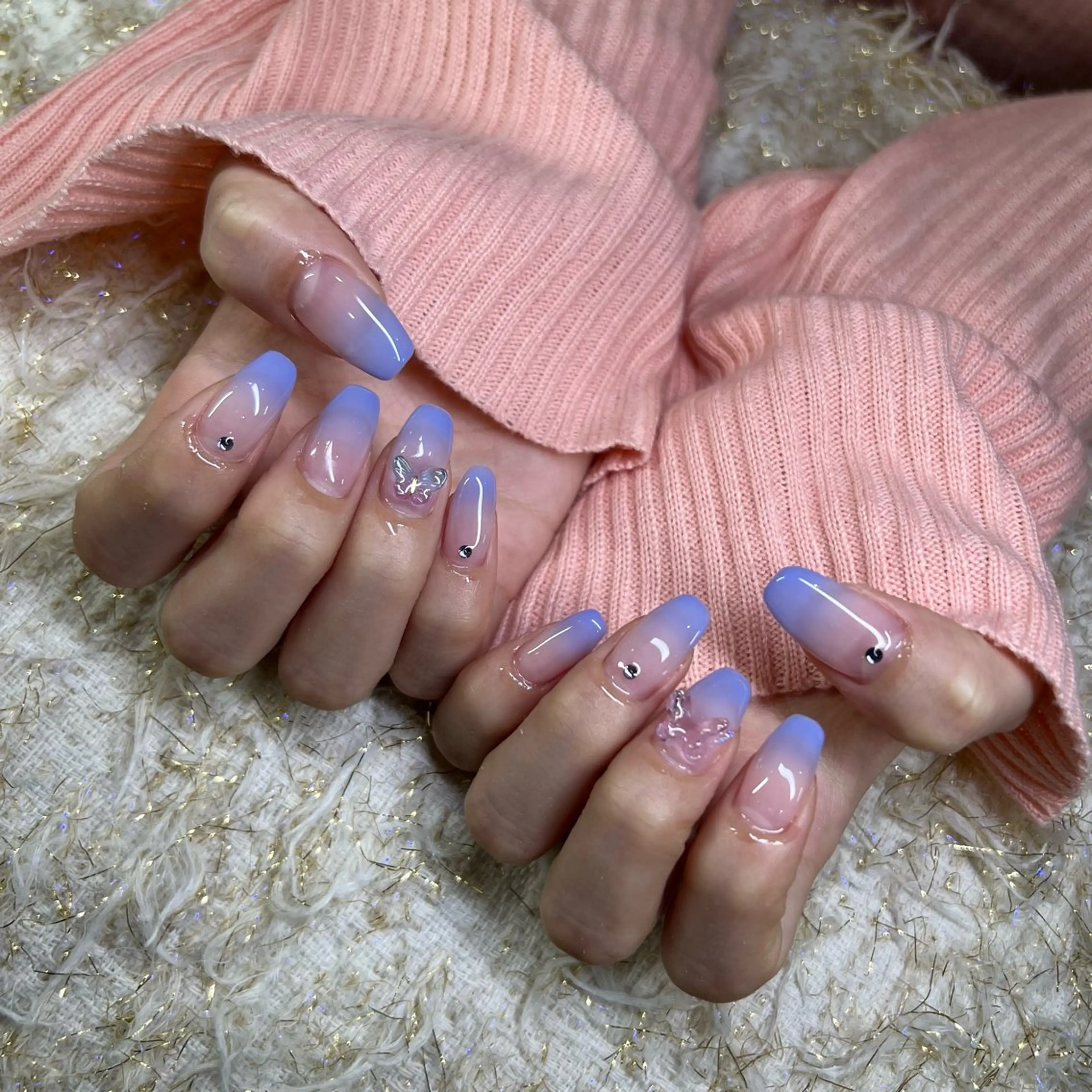 ネイル ストーンネイル ハンドネイル 鈴木 優希のネイルデザイン