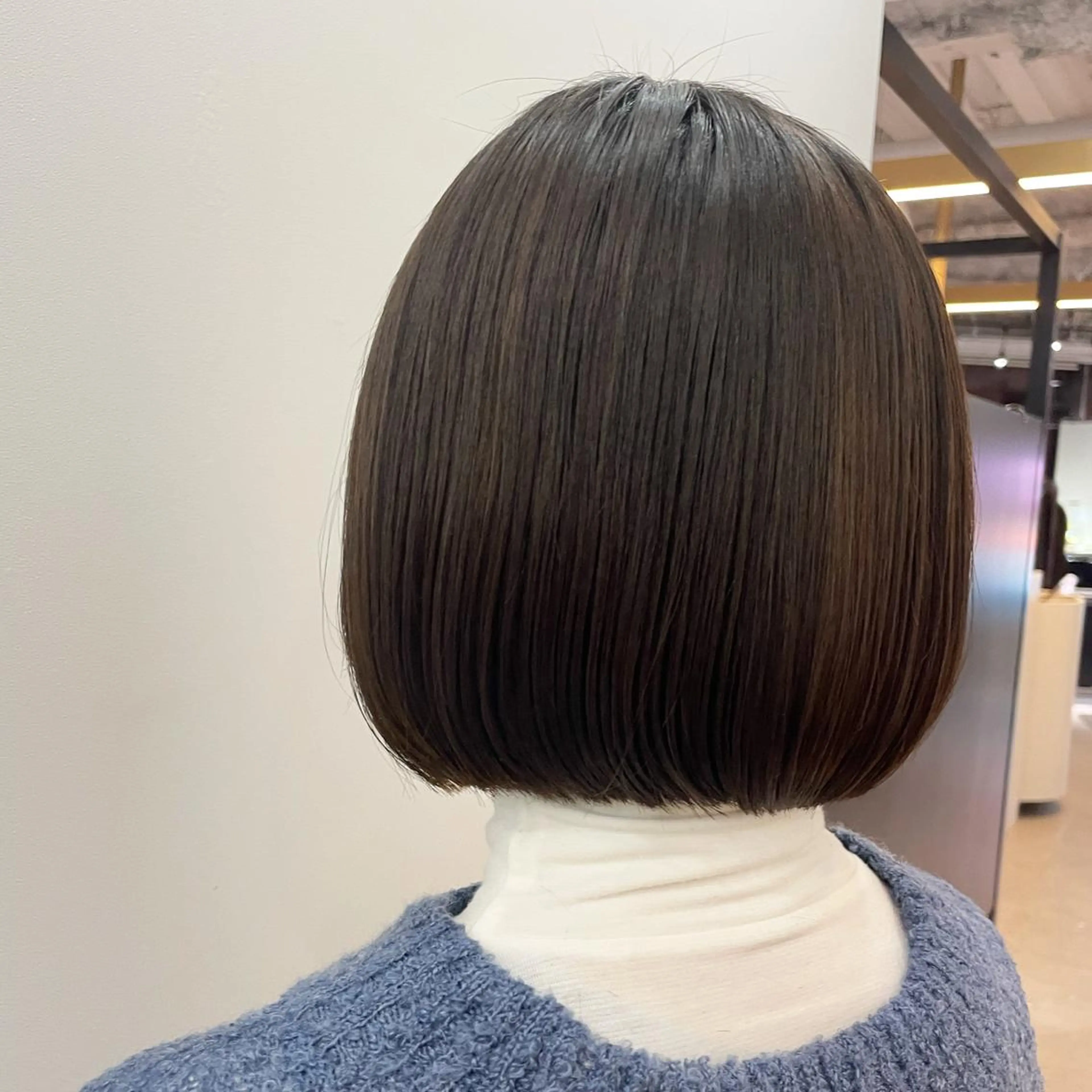ショート カラー ボブ カット ヘアカラー トリートメント One By The Ect所属・ショート/脱白髪染め ☆宇﨑悠実のヘアスタイル