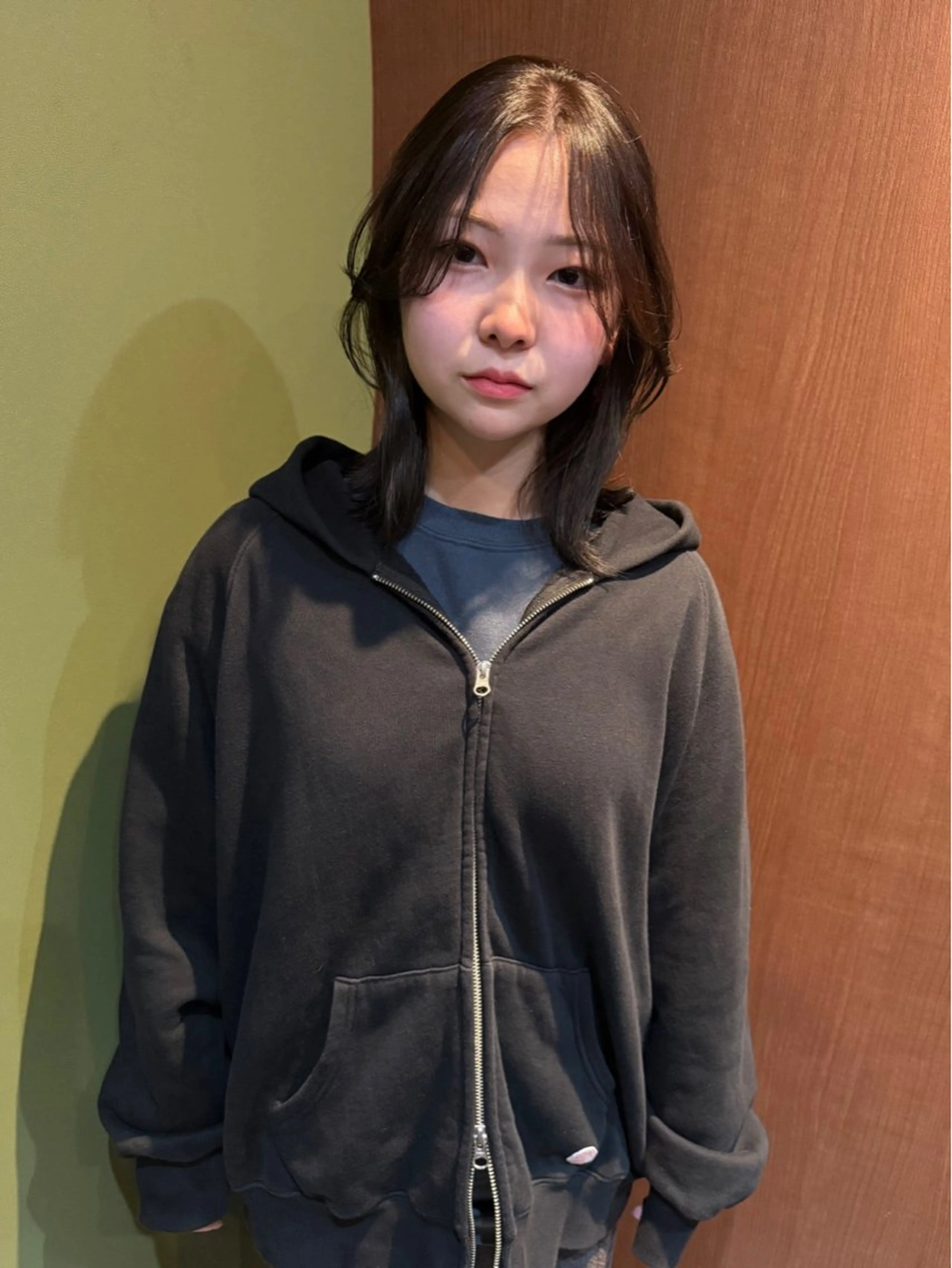 ミディアム カラー カット ヘアカラー トリートメント mai / linoah˚✧のヘアスタイル