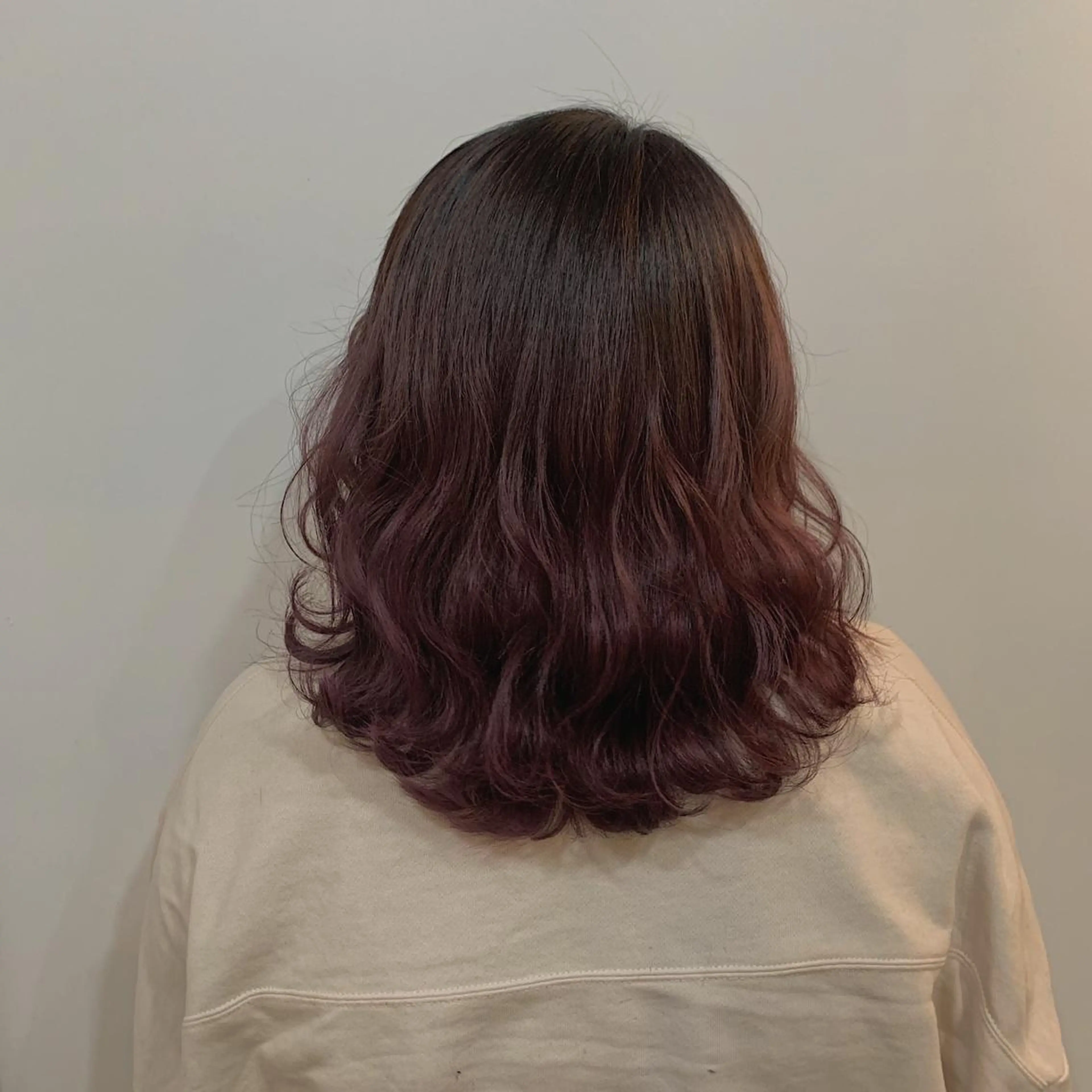 ミディアム カラー パーマ ヘアアレンジ メンズ キッズ ネイル マツエク・マツパ zeen札幌店所属・sumina すみなのヘアスタイル