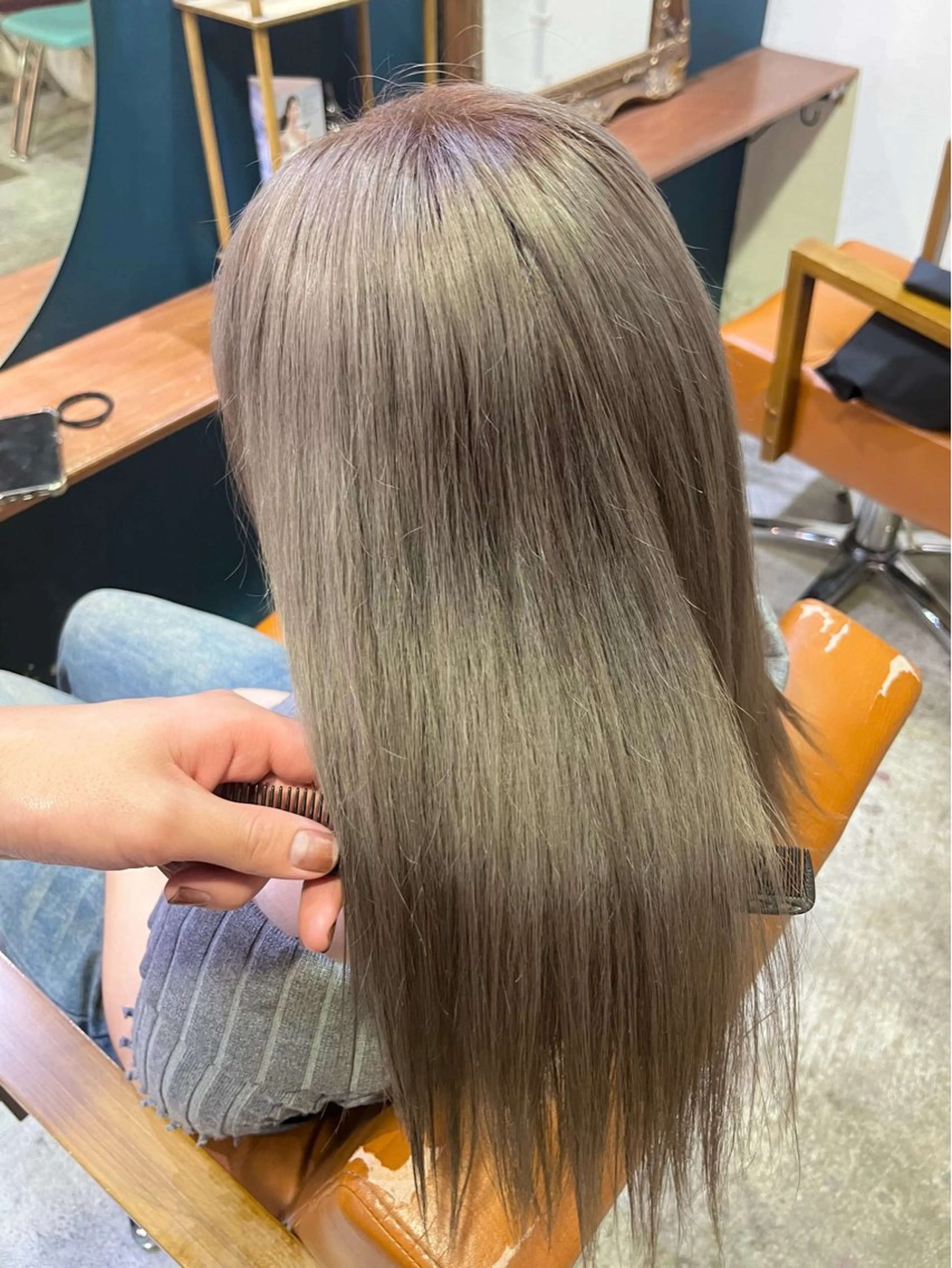 カラー 森田 翔斗ベージュカラー⭕のヘアスタイル