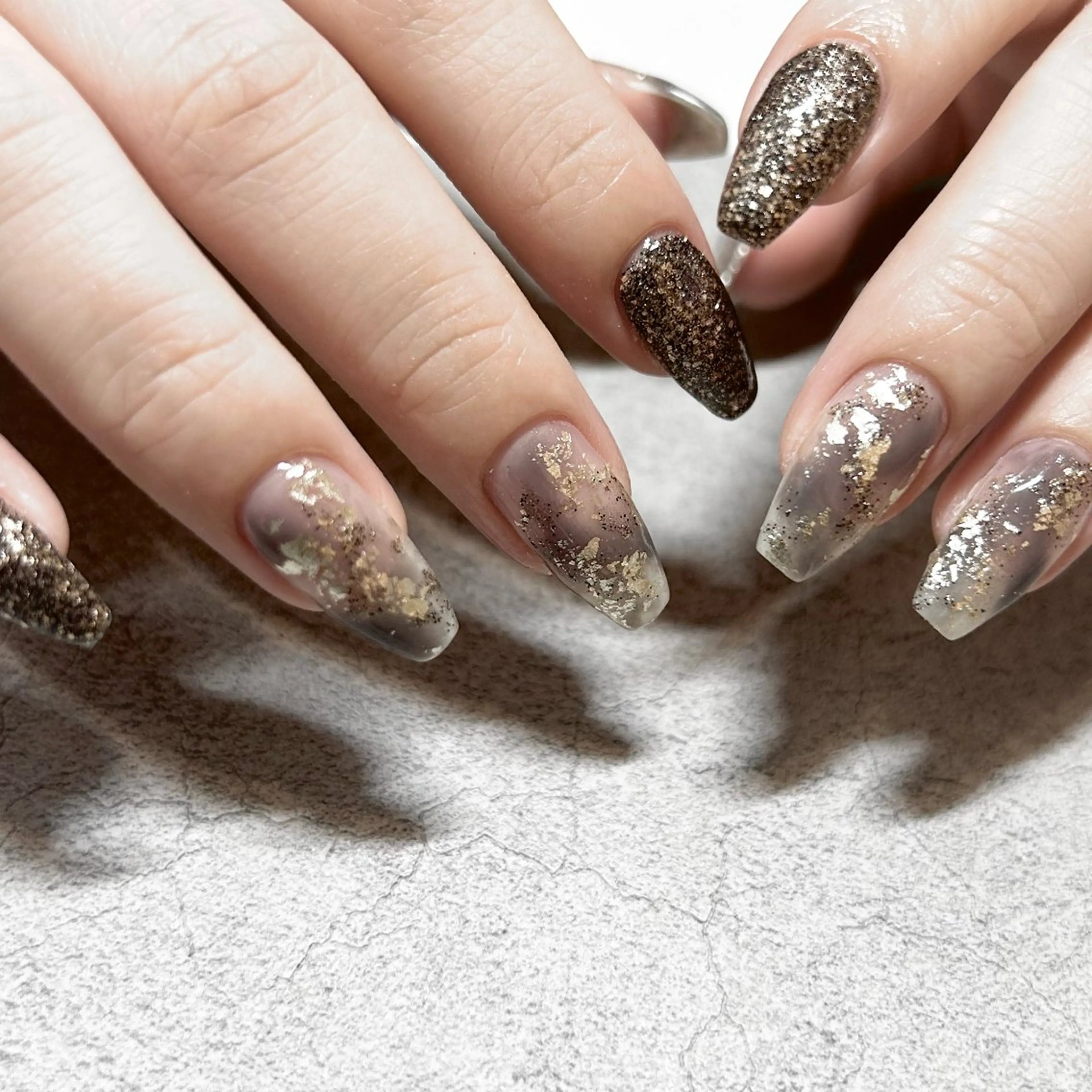 ネイル ニュアンスネイル she nail studio所属・パラジェル/スカルプ salonOerbaのネイルデザイン