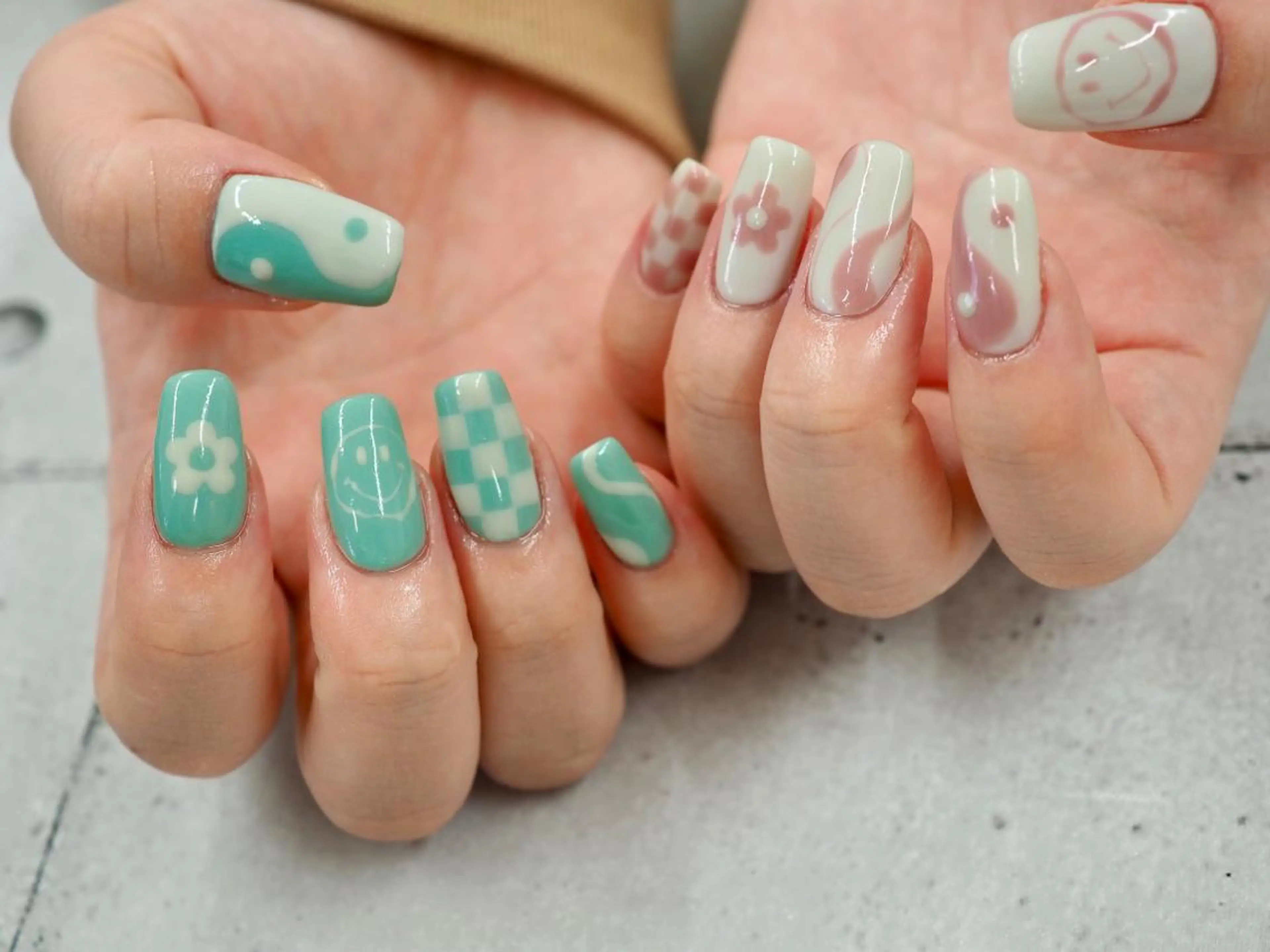 ネイル アートネイル ハンドネイル Glück...所属・kohashi miwaのネイルデザイン