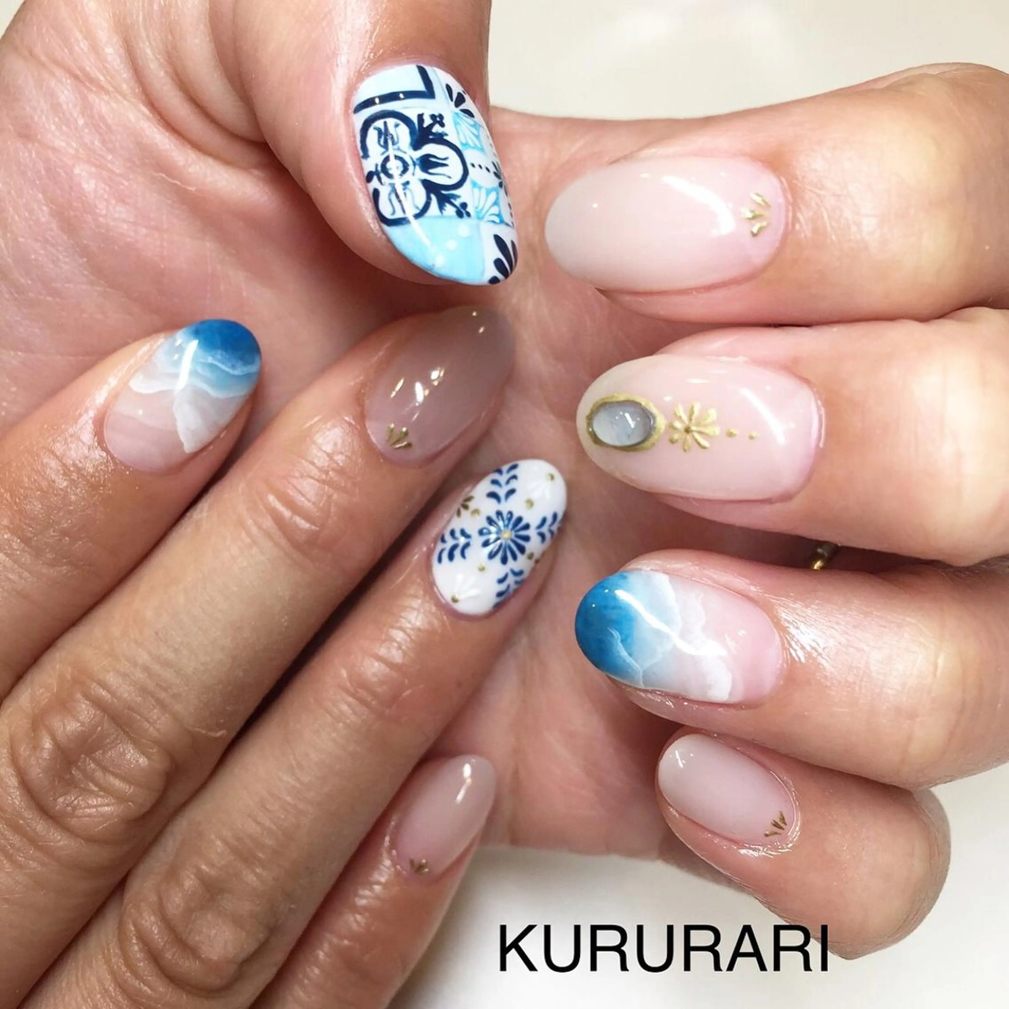 ネイル アートネイル ジェルネイル KURURARI NAILのネイルデザイン