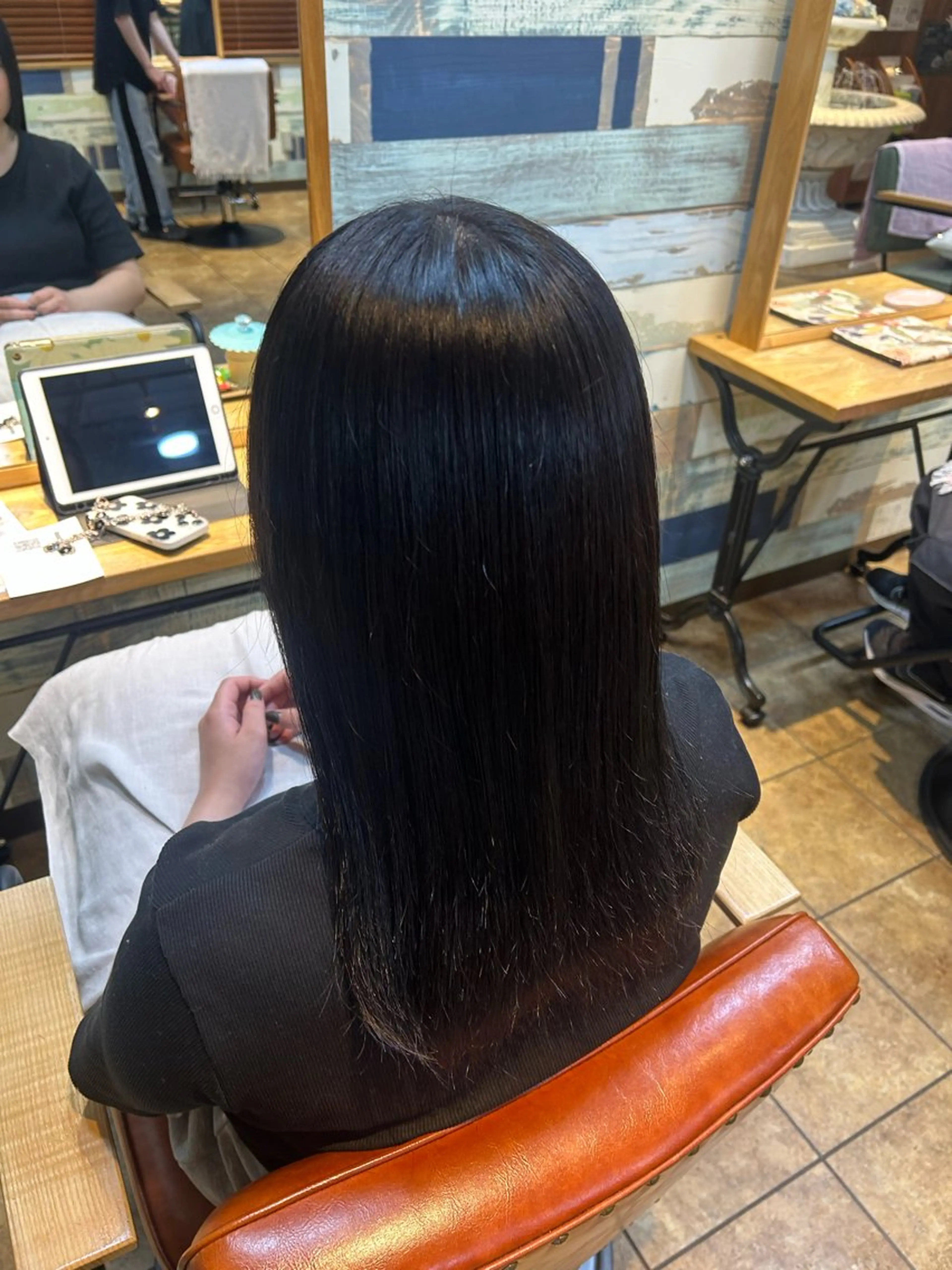 ミディアム カラー 透明感カラー🫧🩵 林　菜々美のヘアスタイル