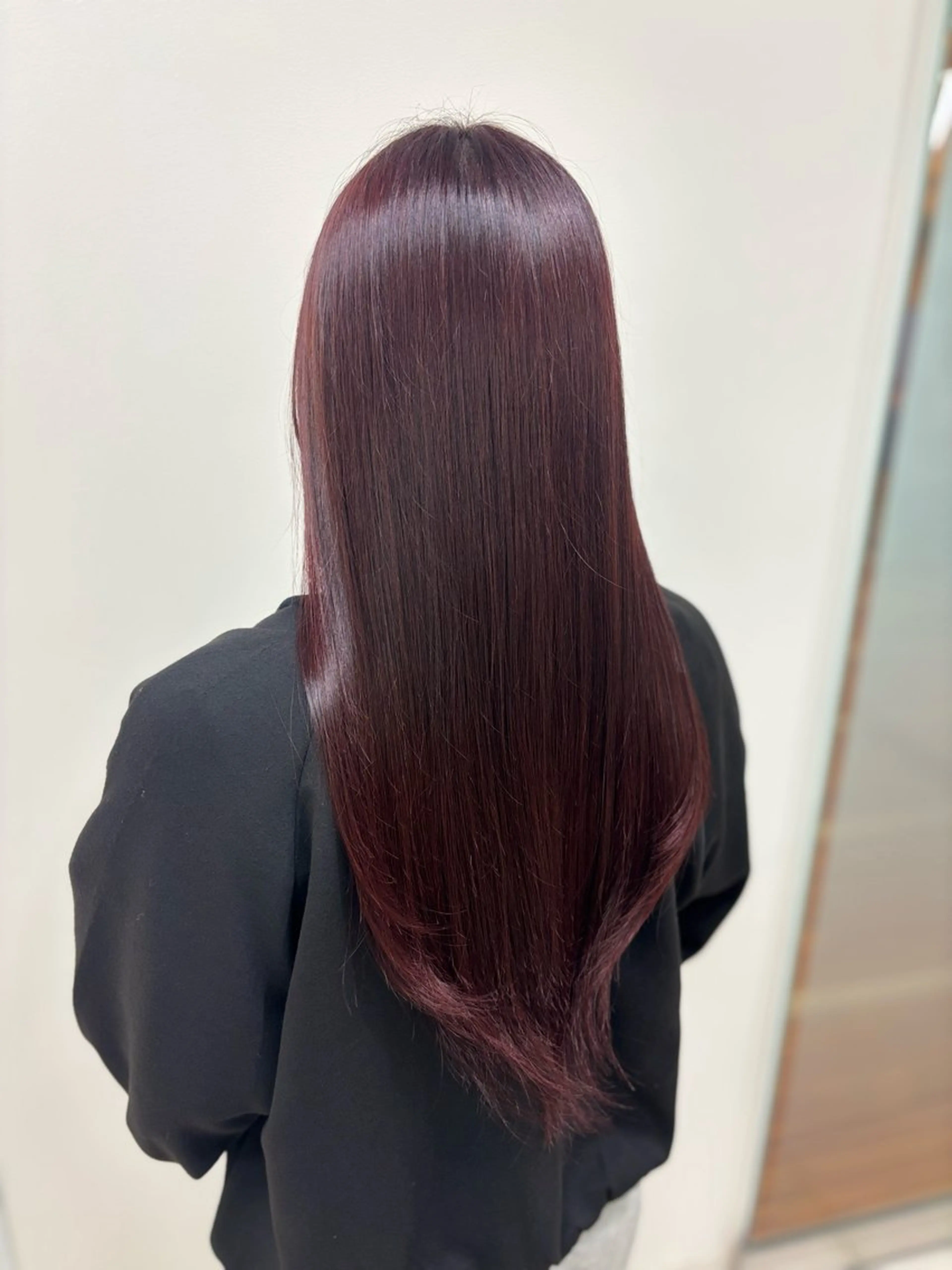 ロング 透明感ピンクカラー 銀座🍒AYANEのヘアスタイル