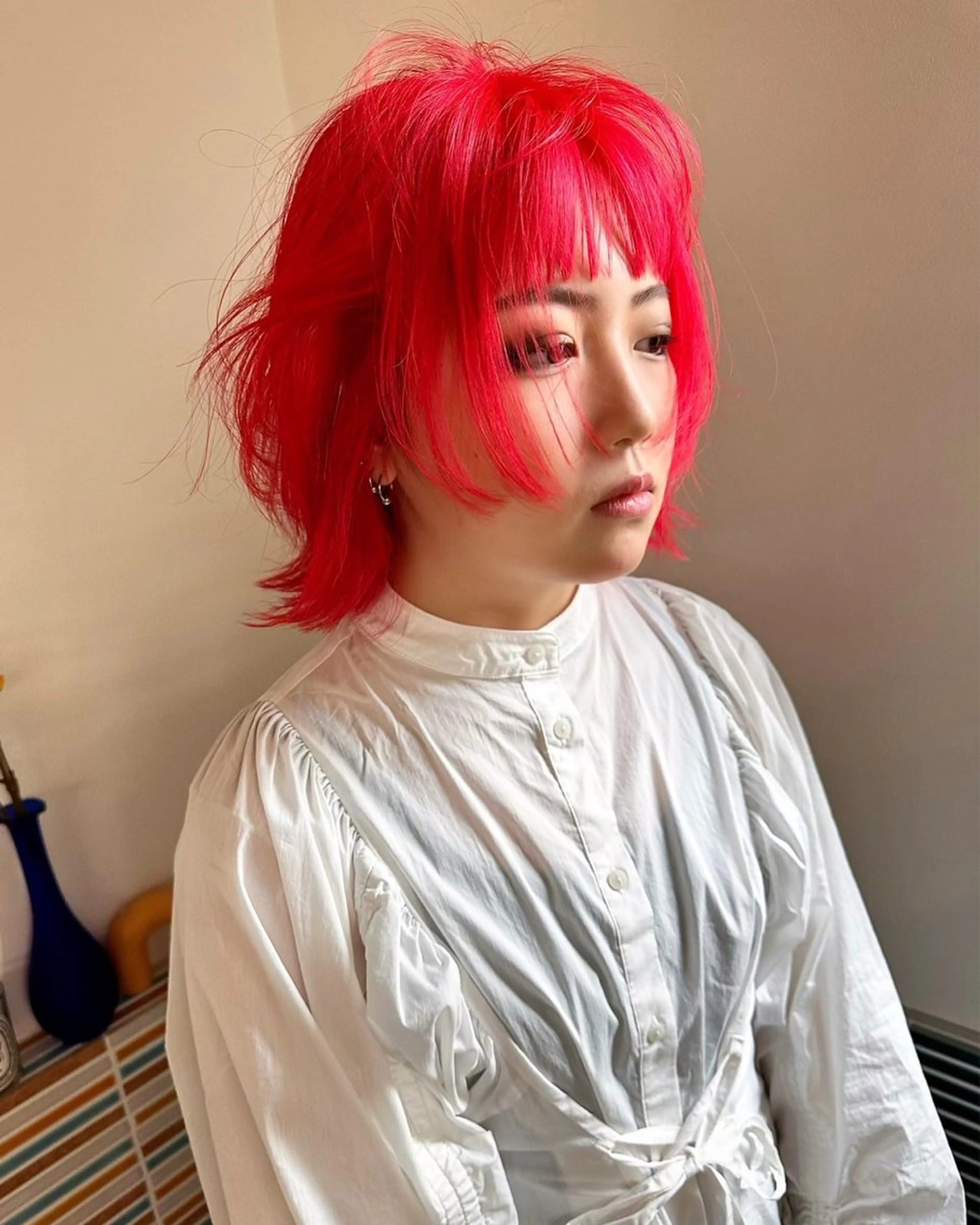 ショート カラー メンズ/ハイトーン 特化/中崎町/ミユのヘアスタイル