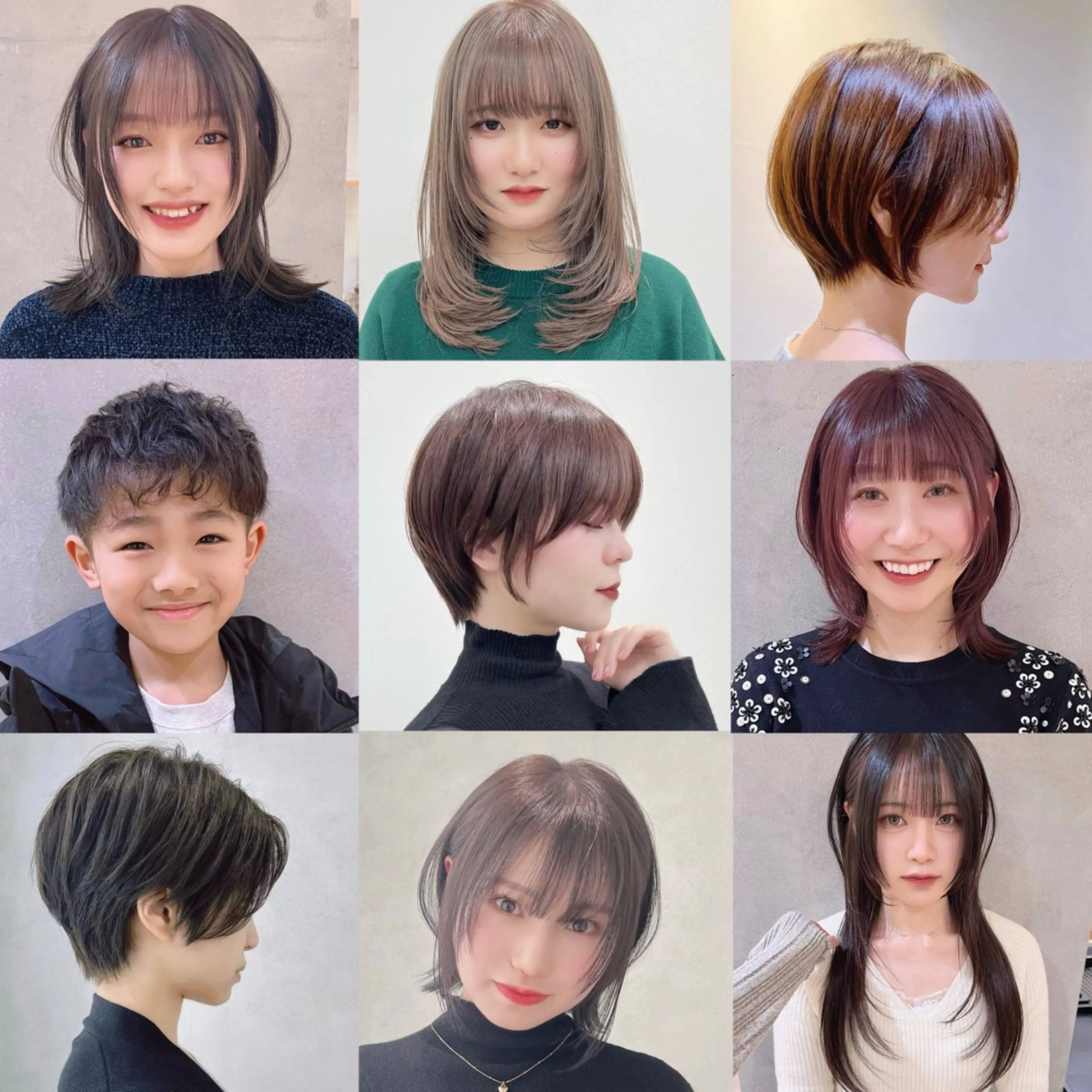 Say.石川葵 ショートボブ前髪のヘアスタイル