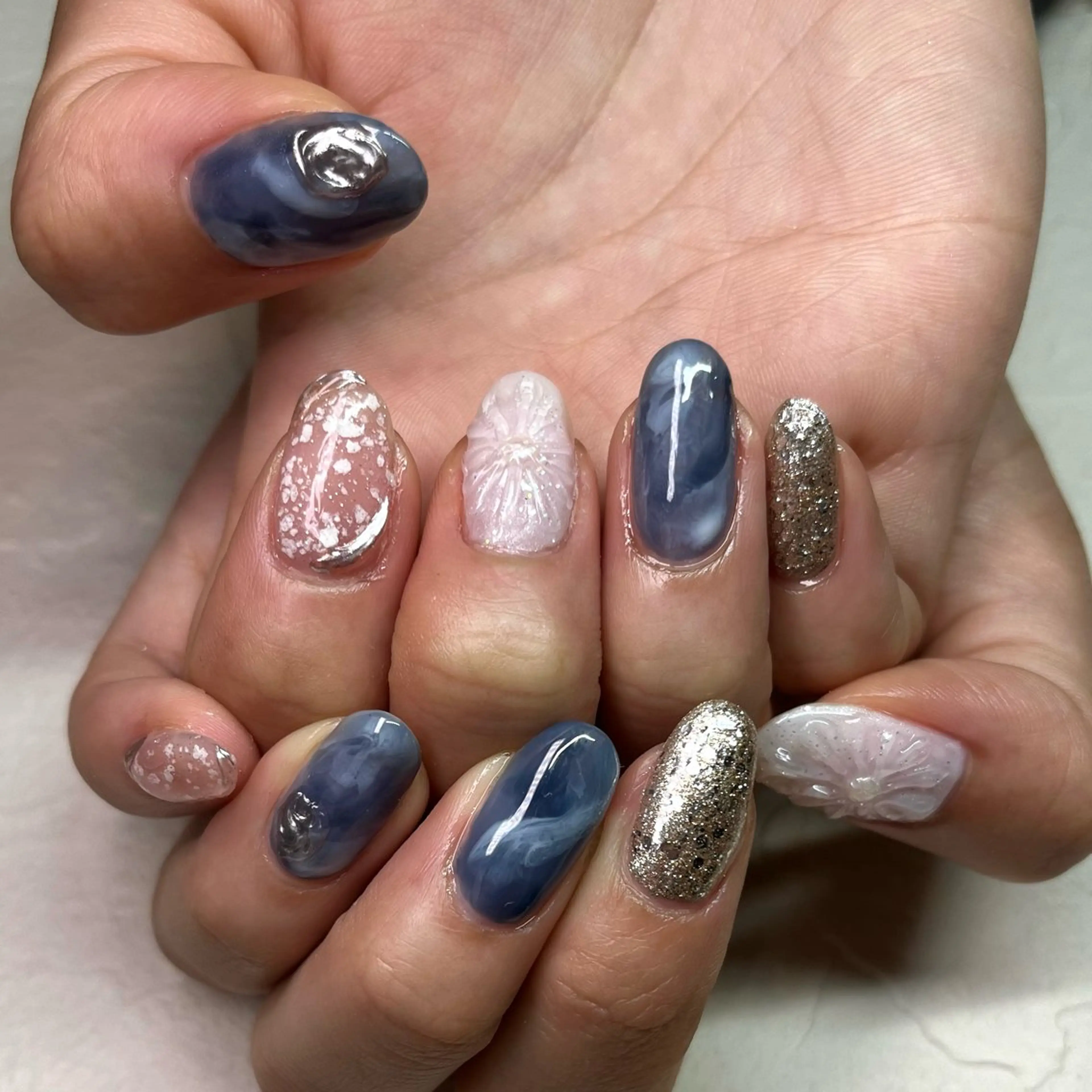 ネイル ハンドネイル ネイルスタジオ コスタ•デルマールのネイルデザイン