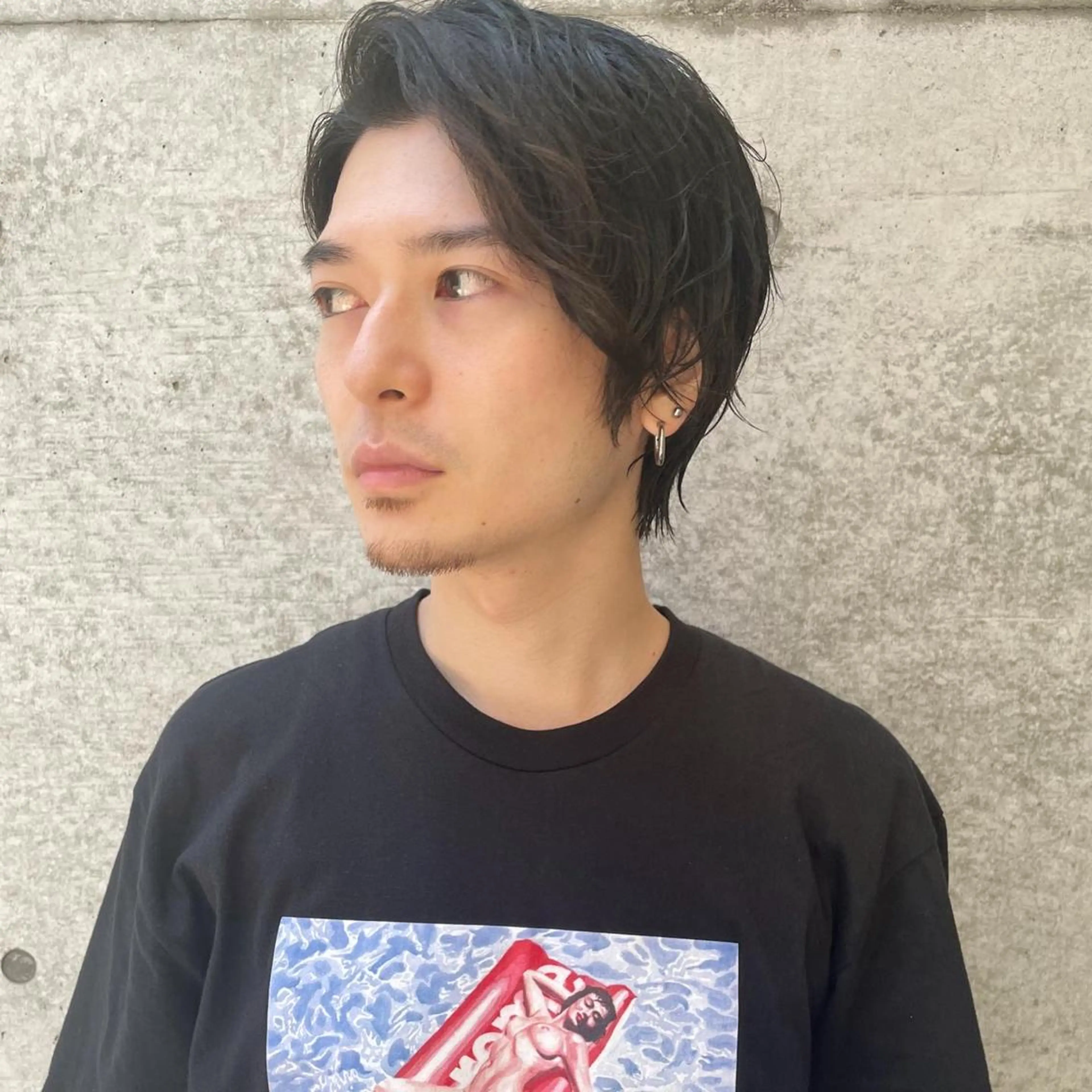 ミディアム カラー パーマ メンズ カット トリートメント 南堀江🌿パーマ Tetsu【テツ】のヘアスタイル