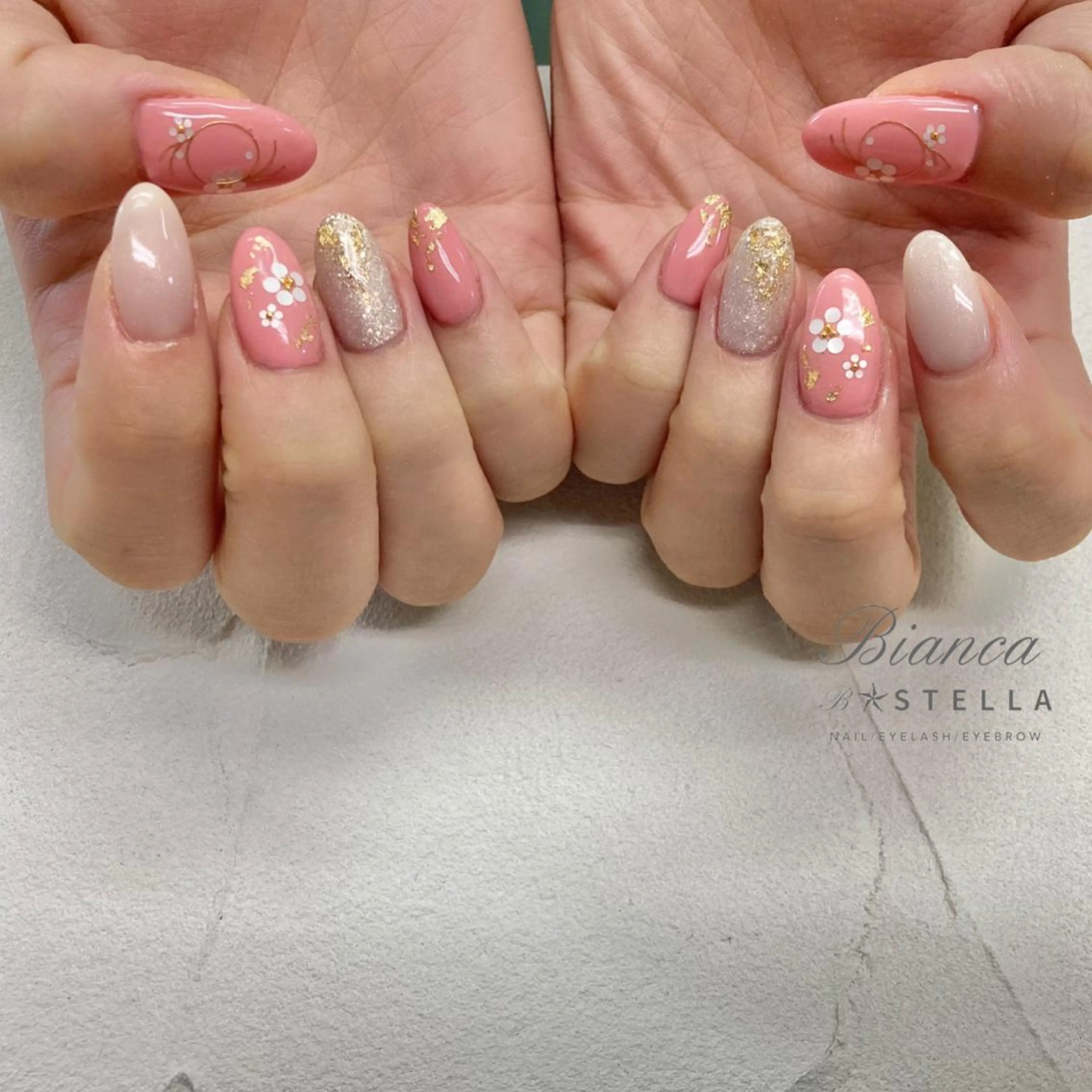 ネイル マグネットネイル ハンドネイル Mojyam nail所属・松本 実咲のネイルデザイン