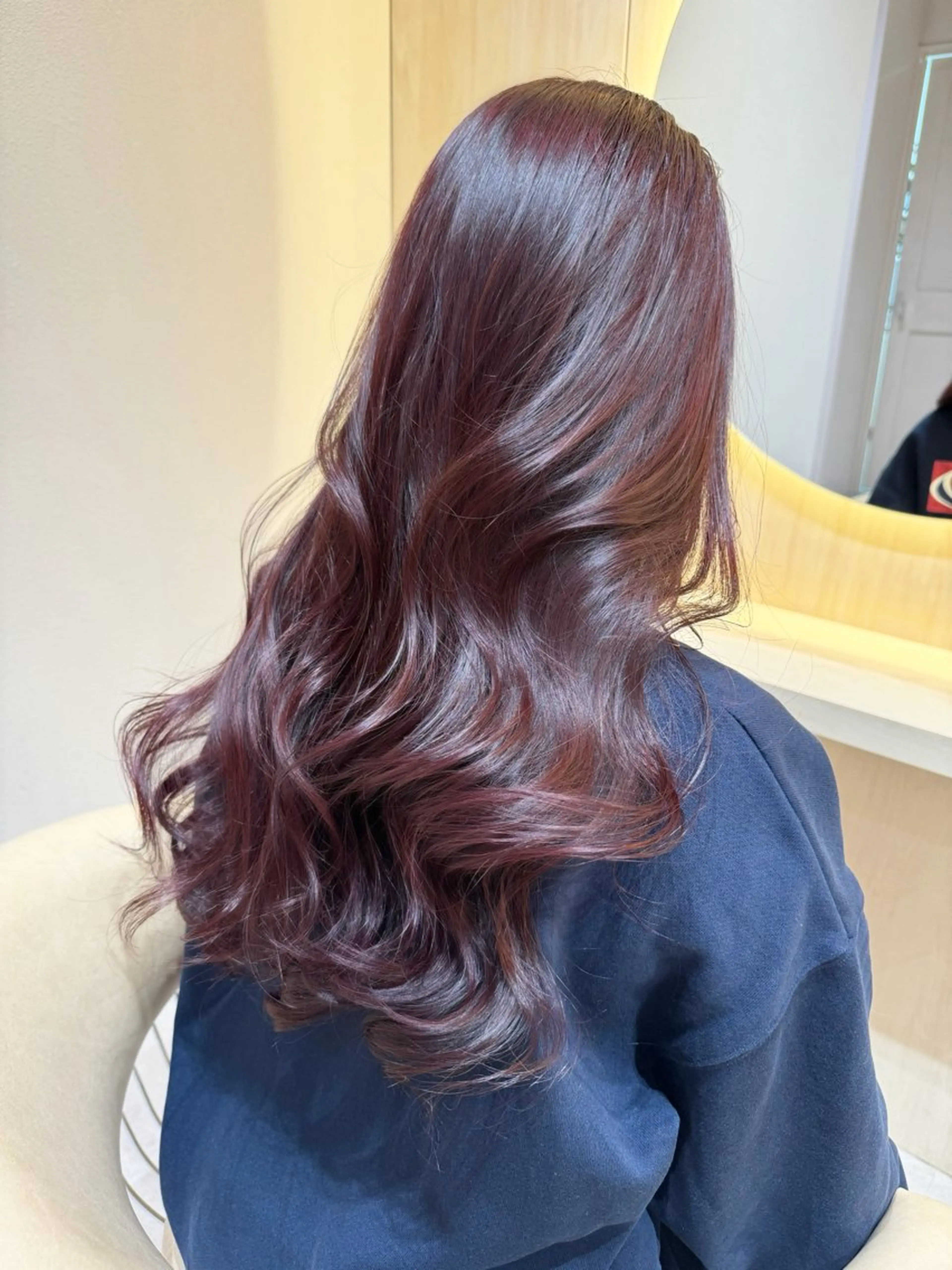 ロング カラー 透明感カラー🤎 中川智帆のヘアスタイル