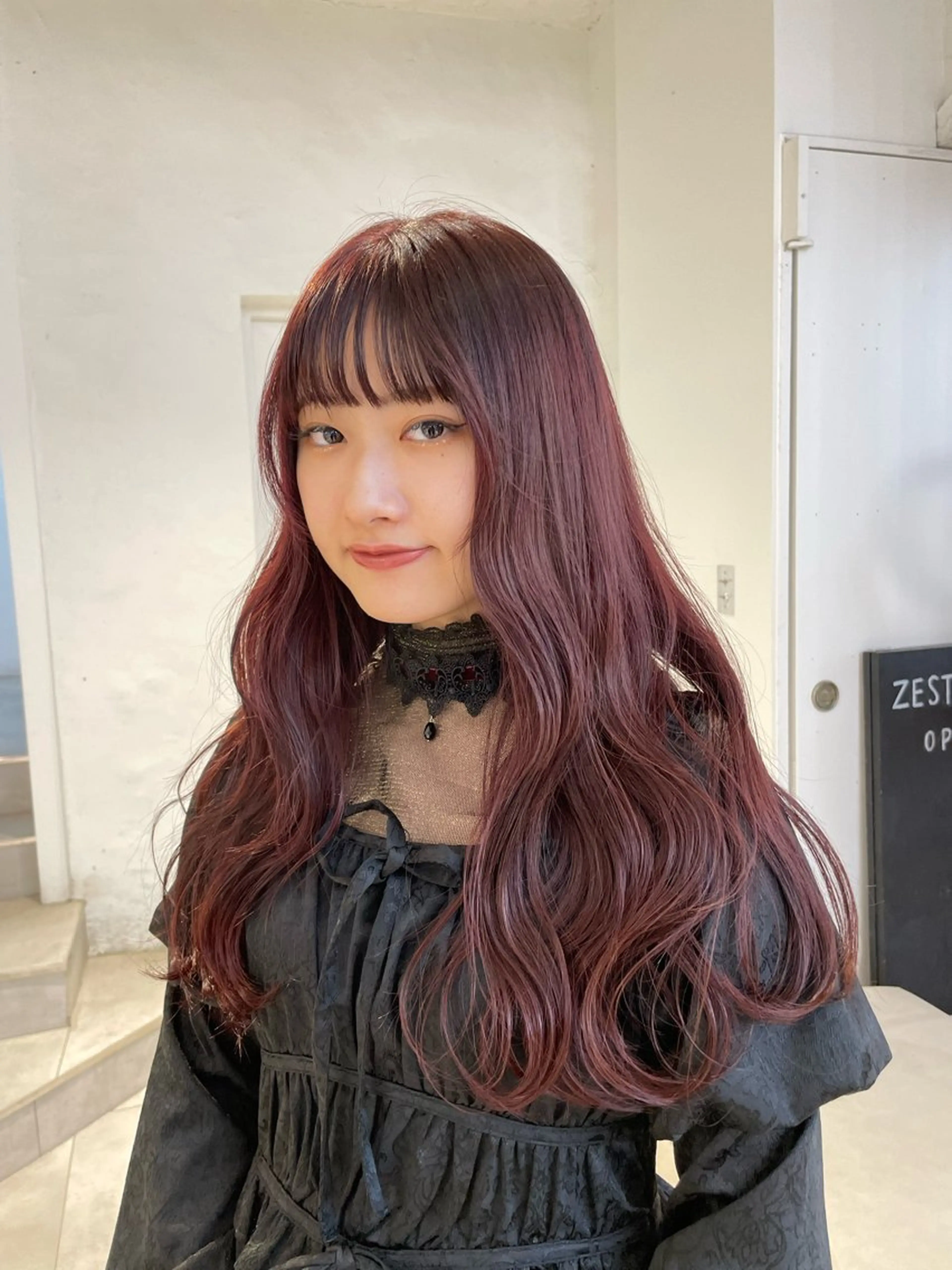 ロング カラー ヘアカラー 🌟暖色系ハイトーン 🌟AIのヘアスタイル