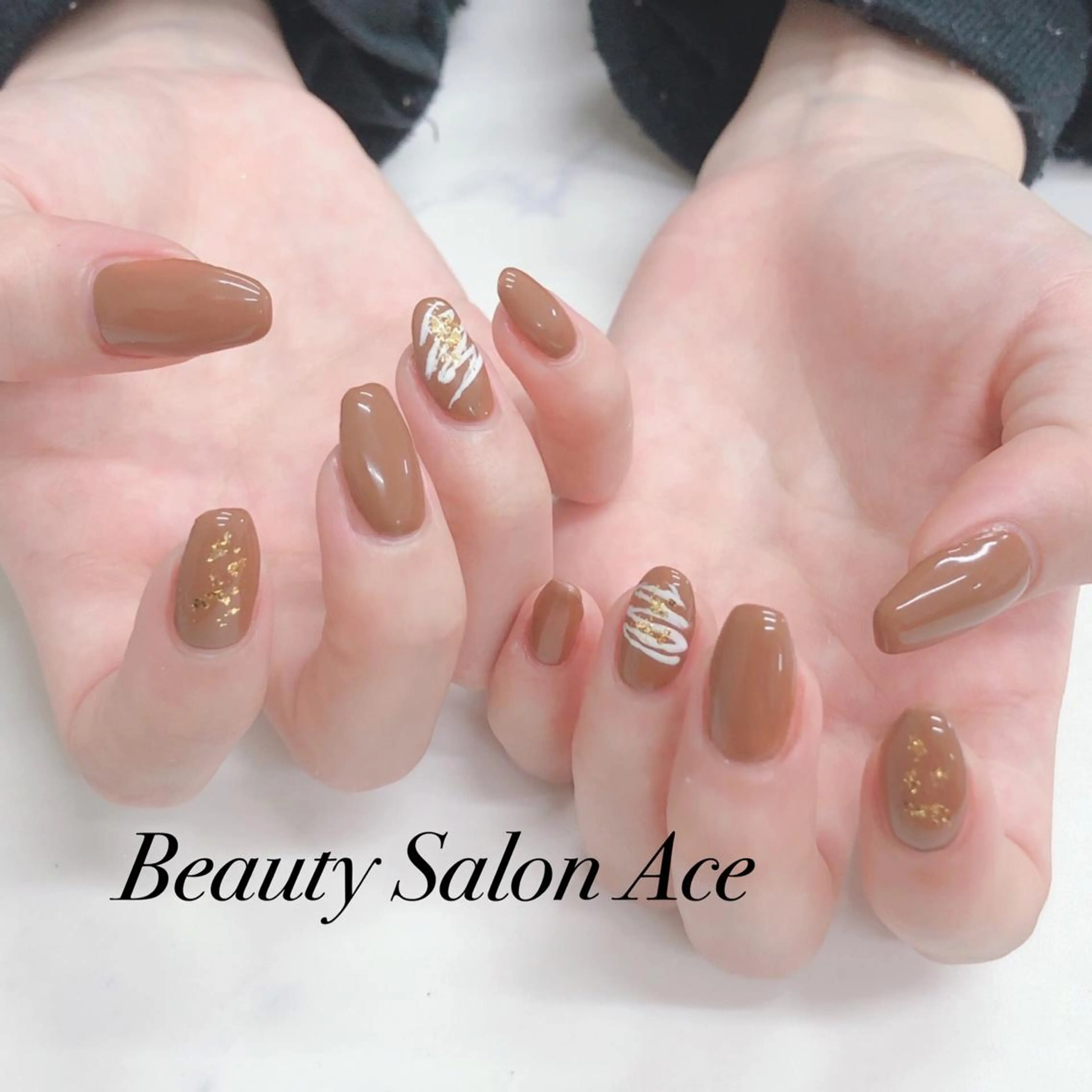 ネイル メンズネイル バレンタイン ハンドネイル ハンドケア Beauty Salon Ace（ネイルサロン　エース）所属・池袋フィルイン Ace♡長さだしのネイルデザイン