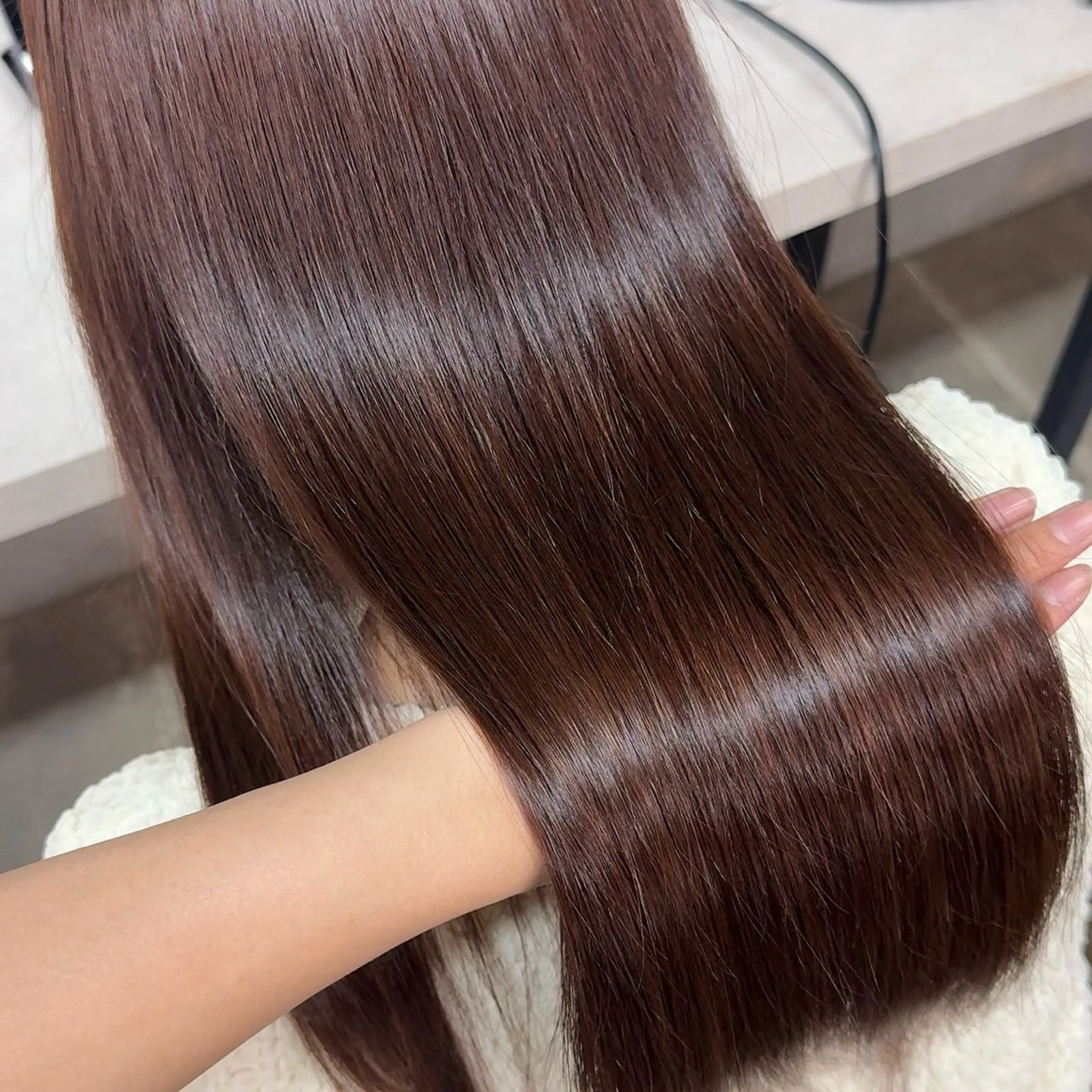 ロング カラー ヘアカラー トリートメント Blast Erikaのヘアスタイル