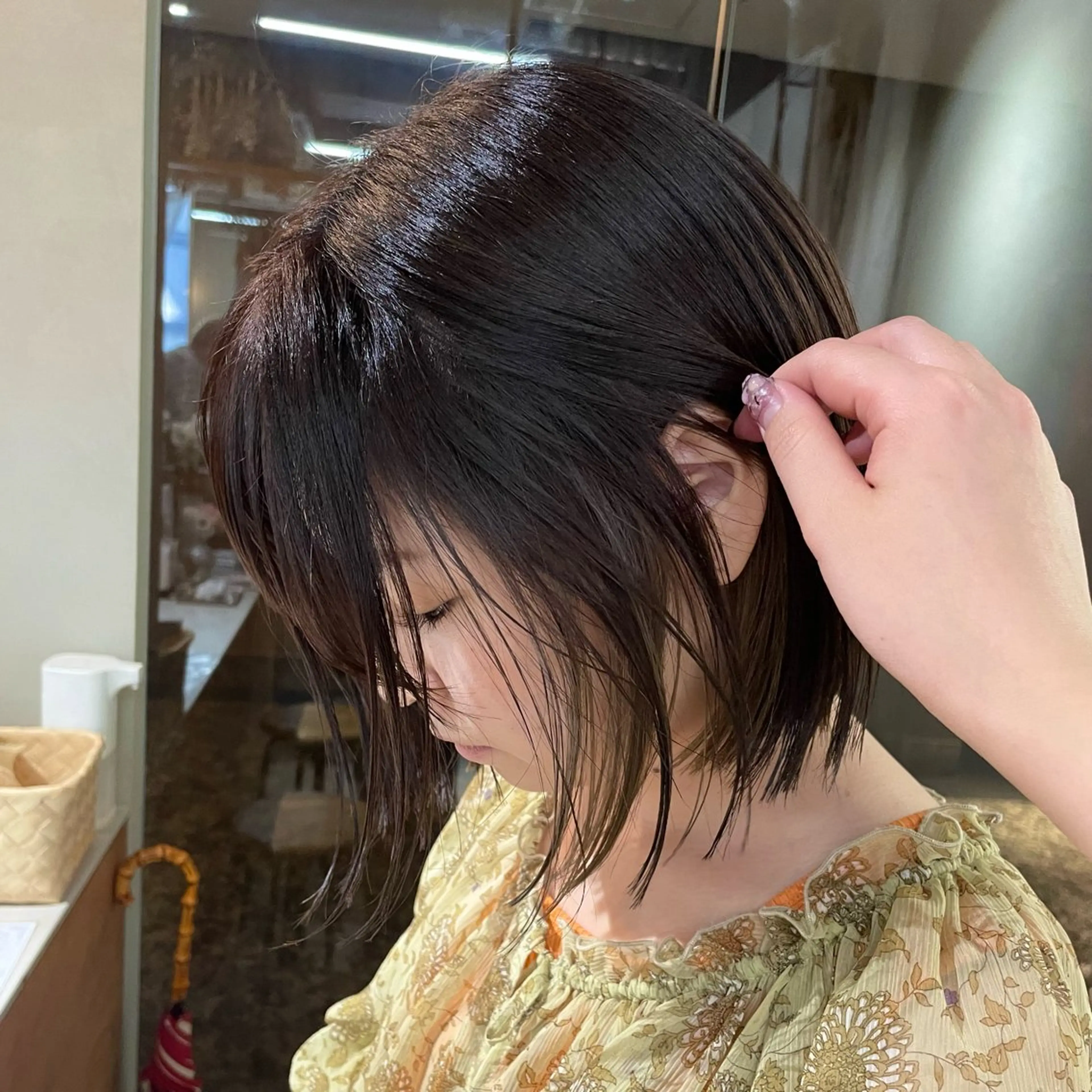 カラー カット ヘアカラー トリートメント 🪷花屋併設🪷 山下悠月のヘアスタイル