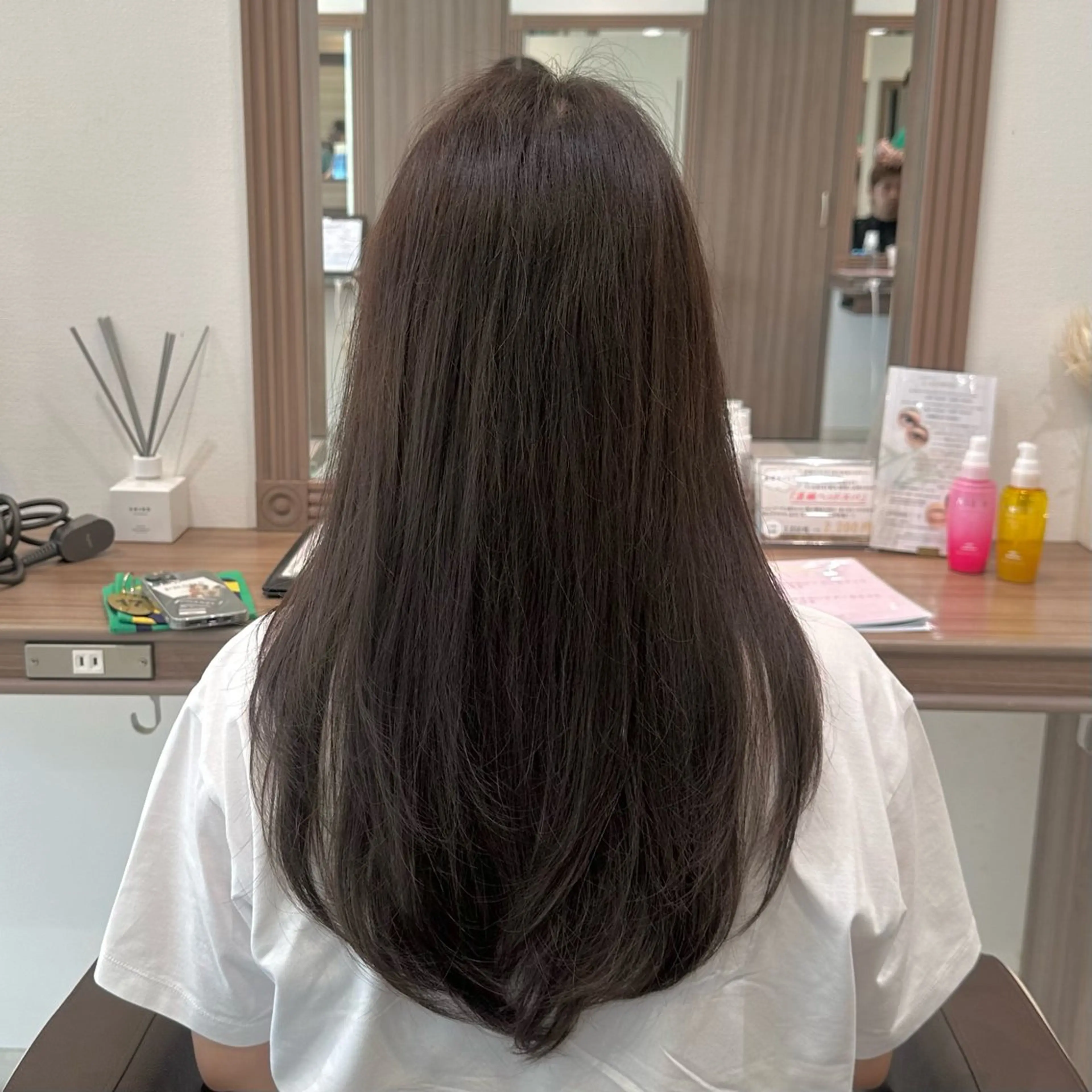 ロング カラー ヘアカラー 𓍯暖色/韓国風 田中沙羅‎𓍯のヘアスタイル