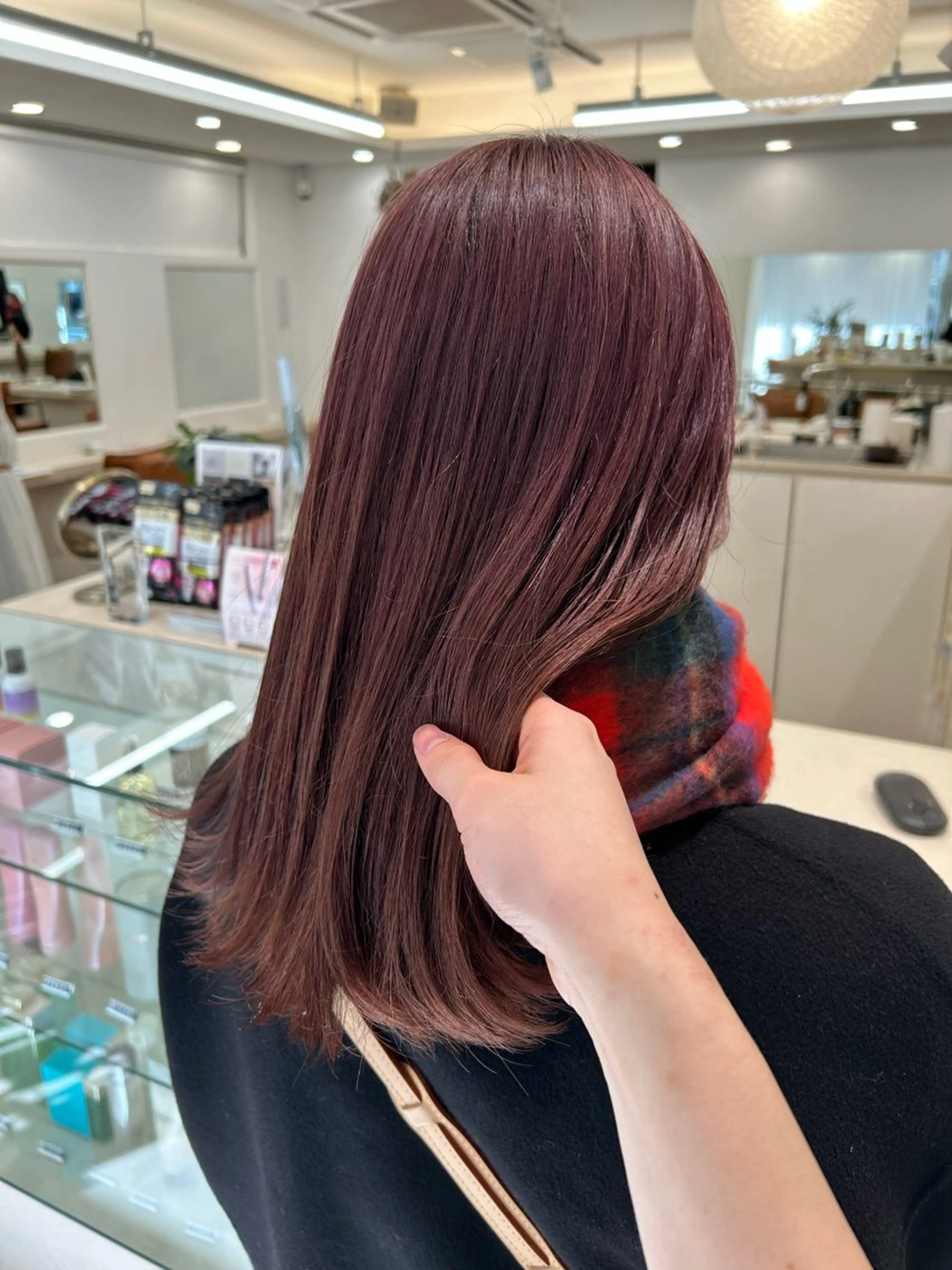 ミディアム カラー ラベンダーカラー ピンクカラー ピンクラベンダー ヘアカラー トリートメント 透明感/明るめ ヘア/kazui🐈のヘアスタイル