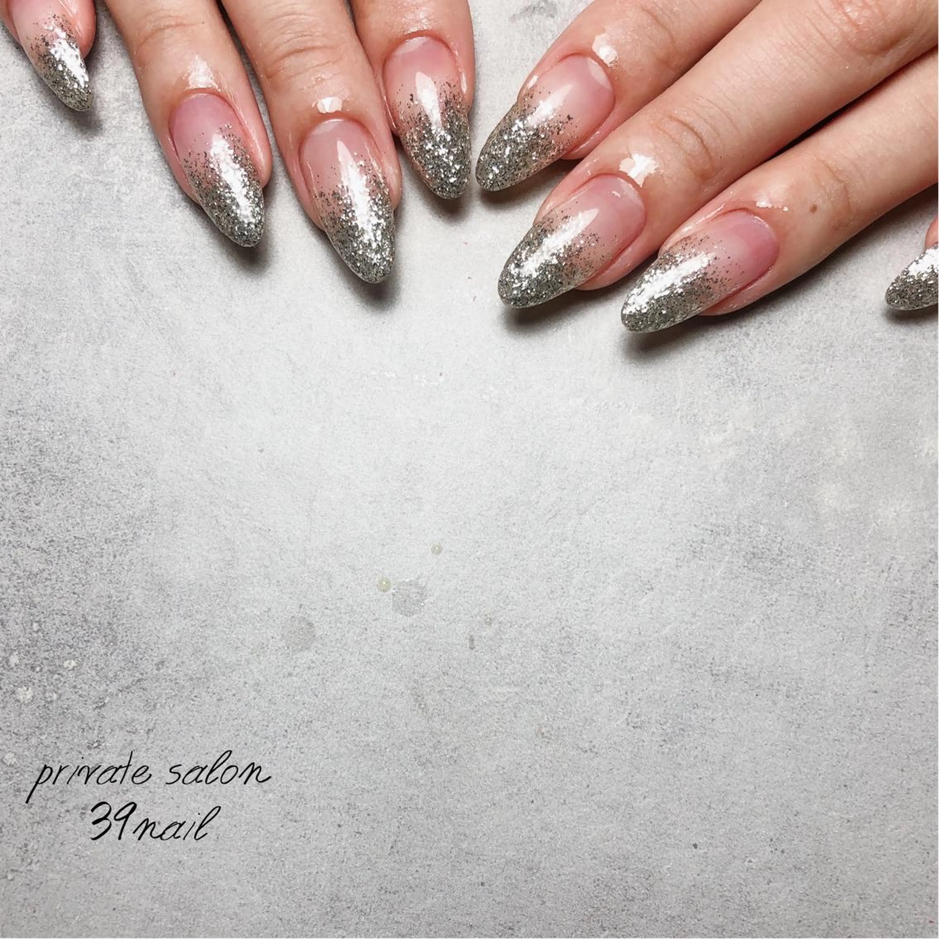 ロング ネイル ハンドネイル 京橋 【39nail】のネイルデザイン