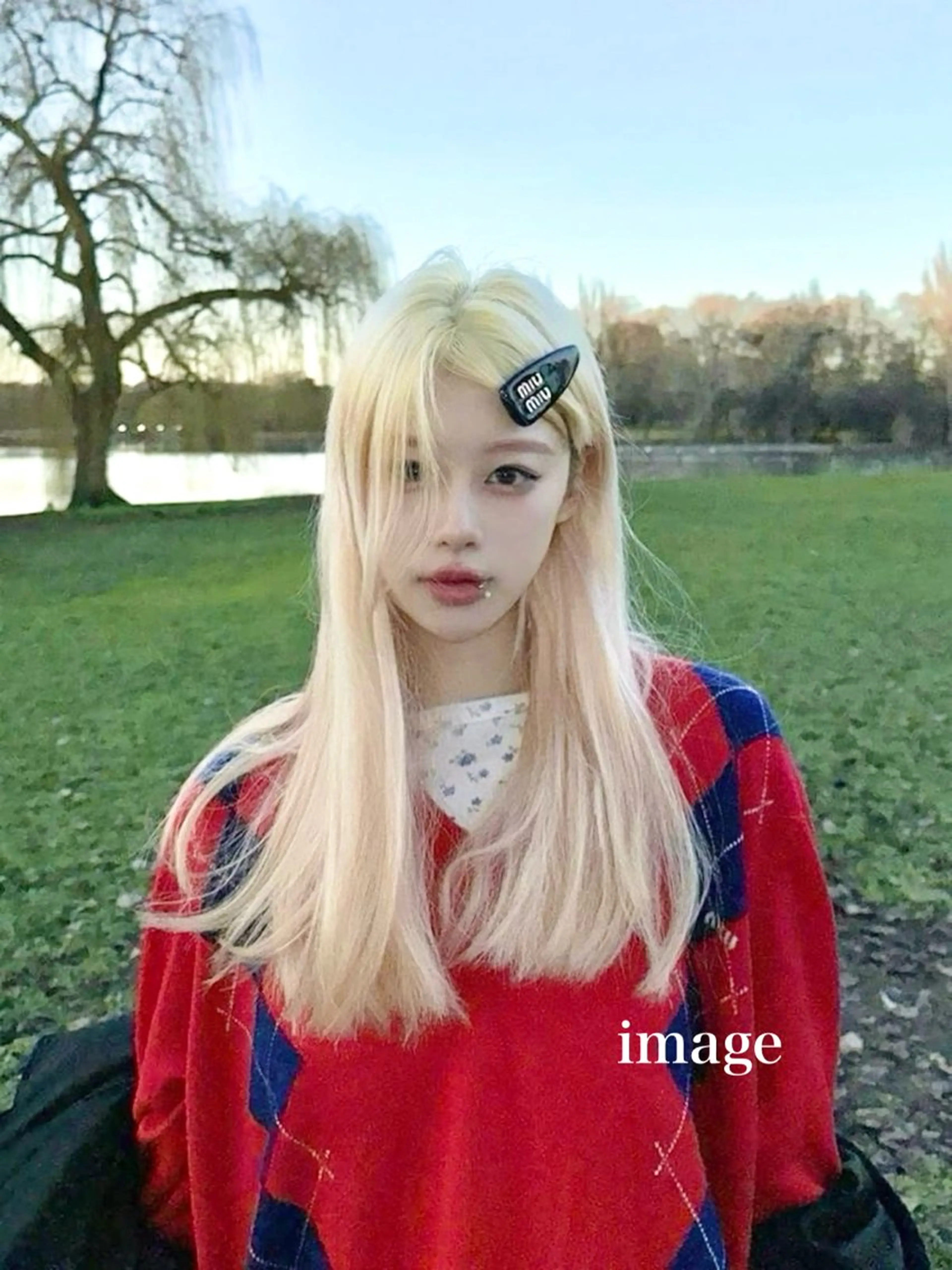 カラー 韓国透明感color 🤍sawako🏹のヘアスタイル