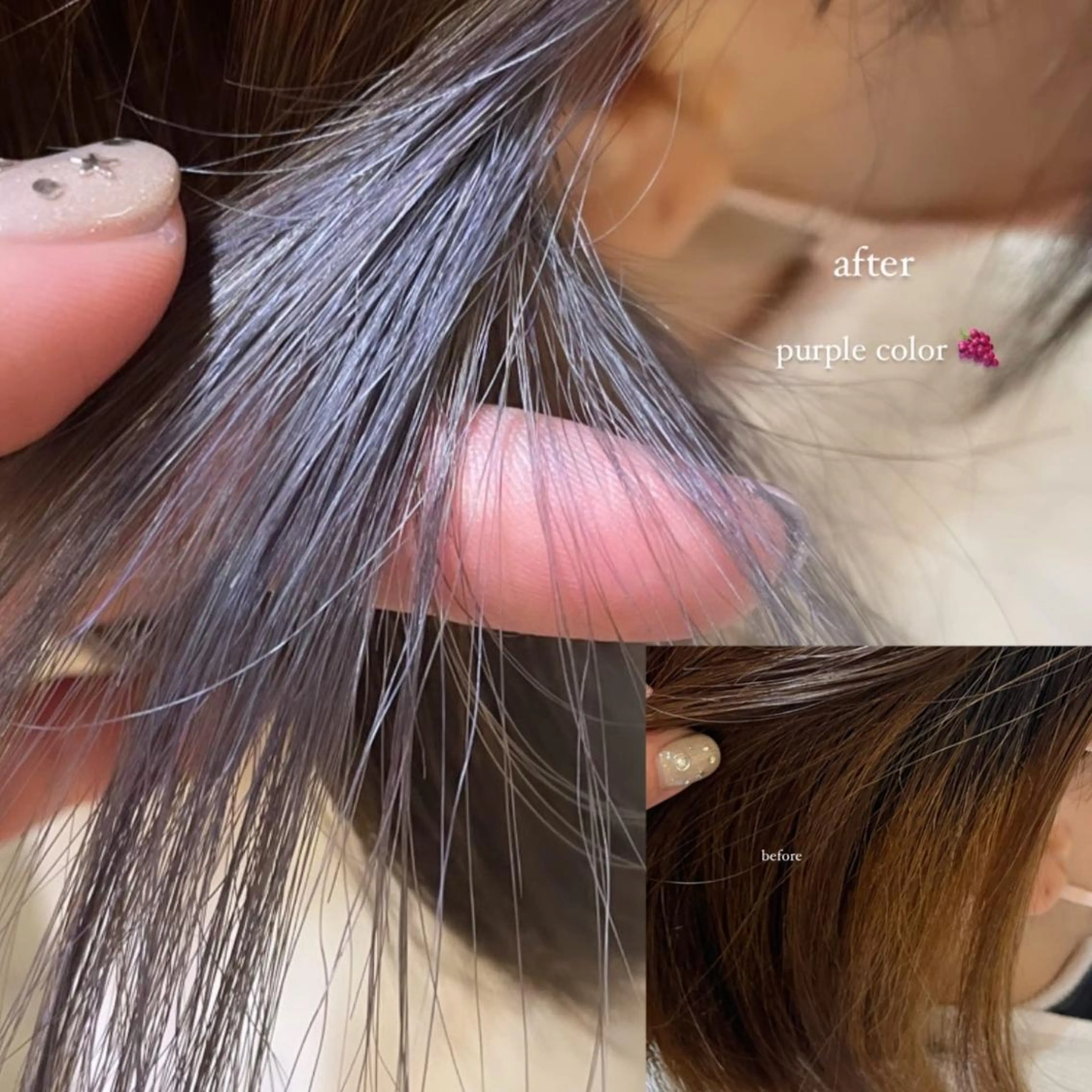 カラー 透明感カラー 中村 帆花のヘアスタイル