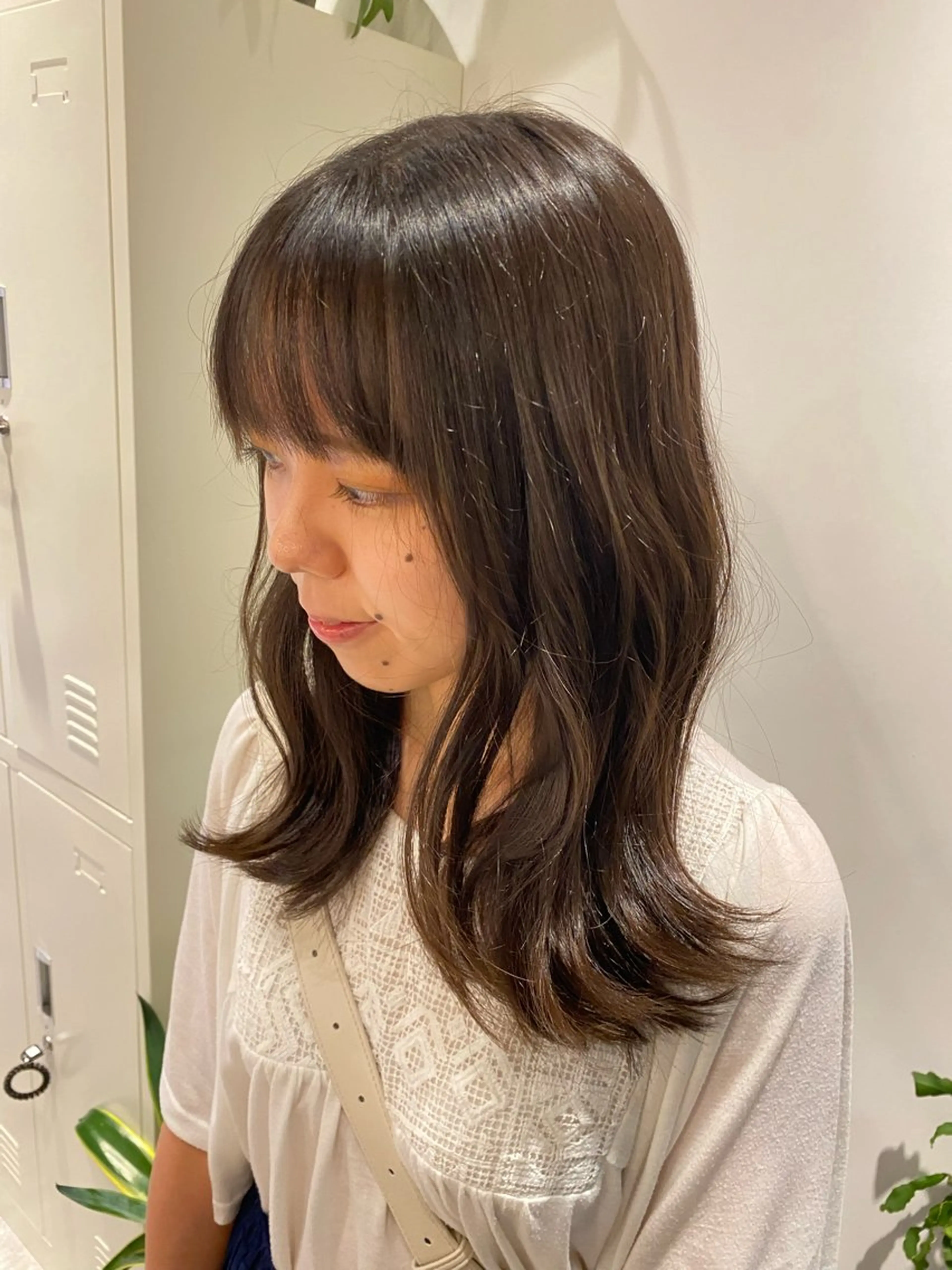 ミディアム カット 似合わせスタイル： 叶夢のヘアスタイル