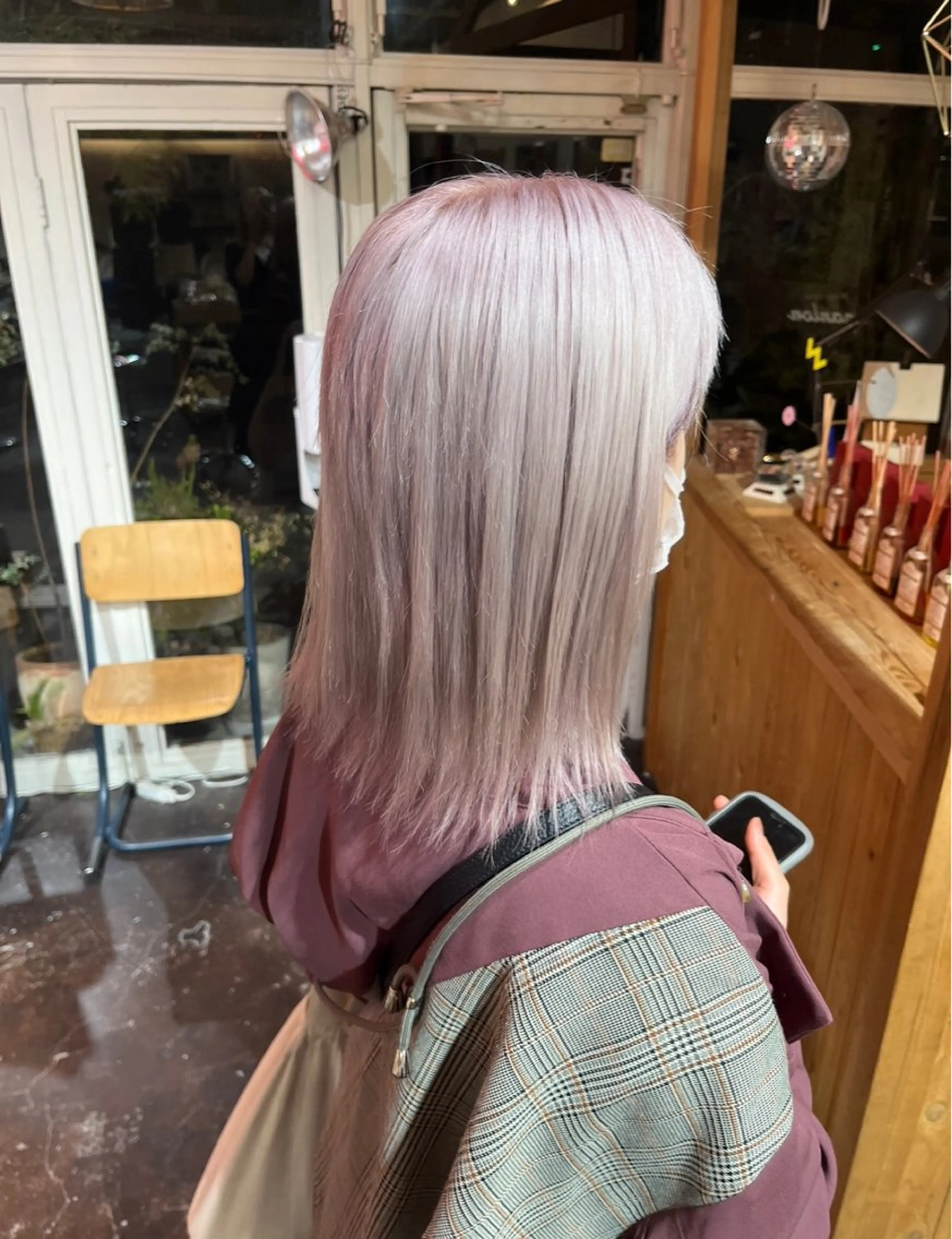 ミディアム chikashitsu所属・Junmi/ﾁｶｼﾂ /堀江のヘアスタイル