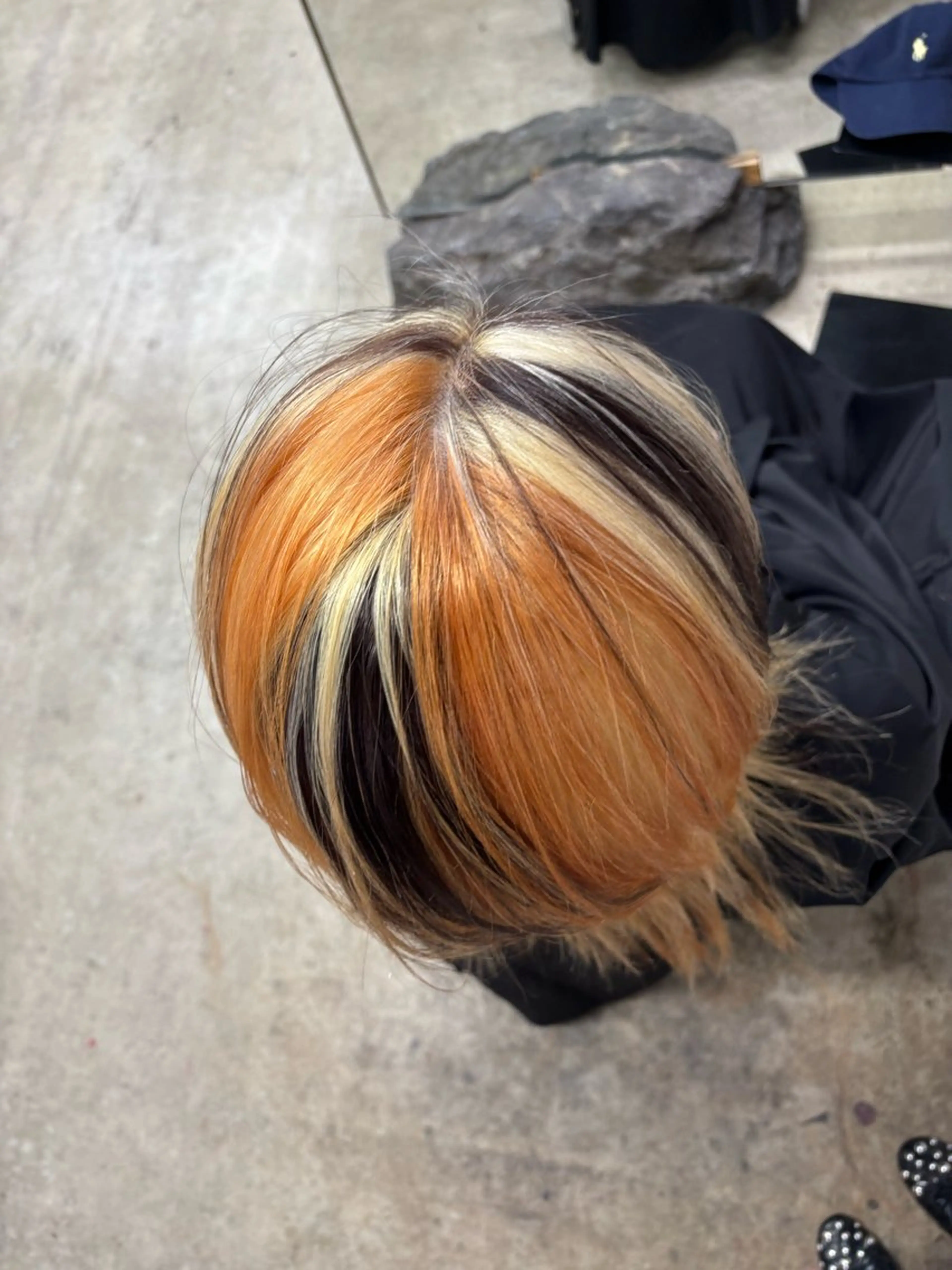 ミディアム カット ヘアカラー Zoey きゃなのヘアスタイル