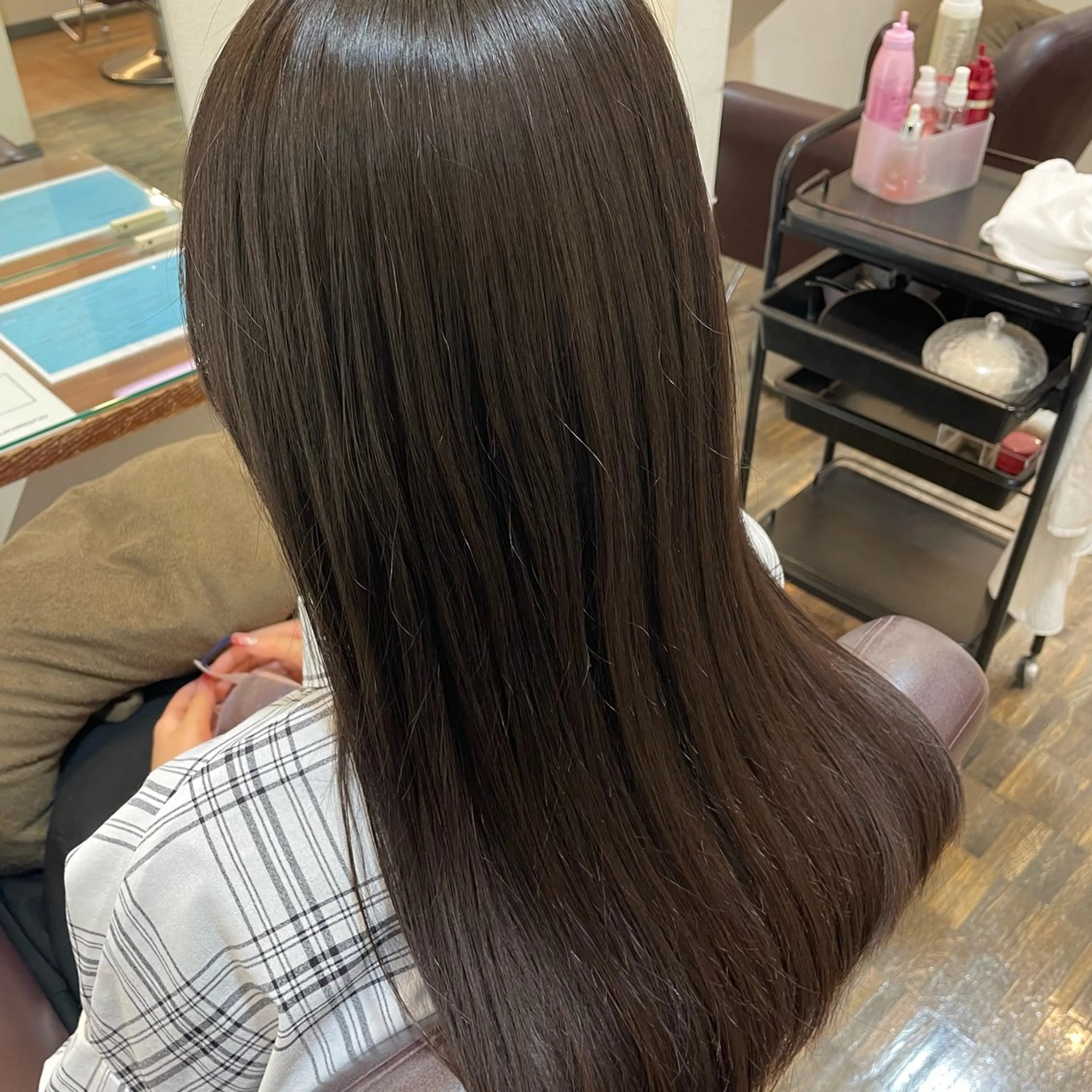 ロング 平 真亜里のヘアスタイル