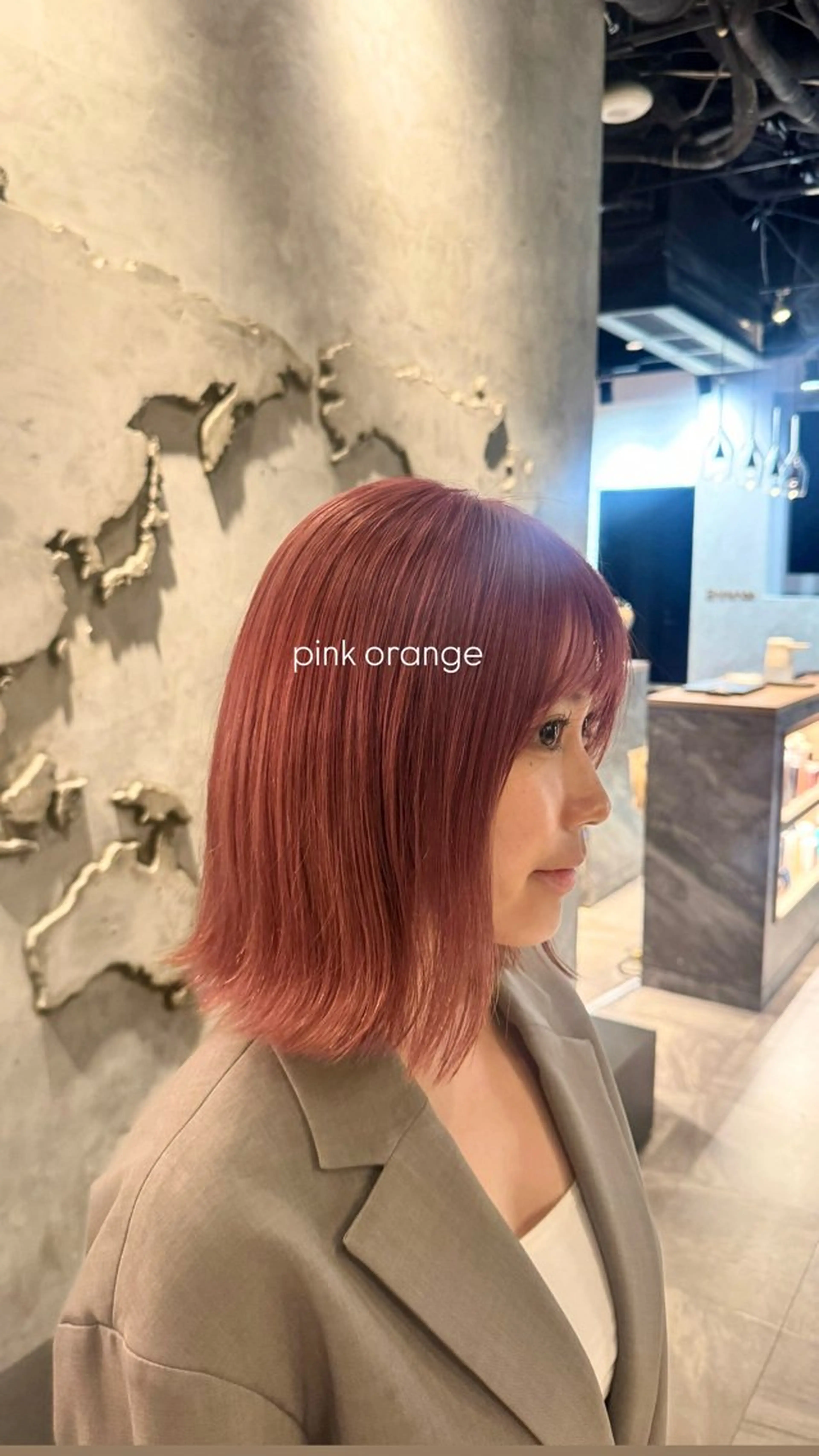 カラー ダブルカラー/暖色/ オレンジ🍊ゆーなのヘアスタイル